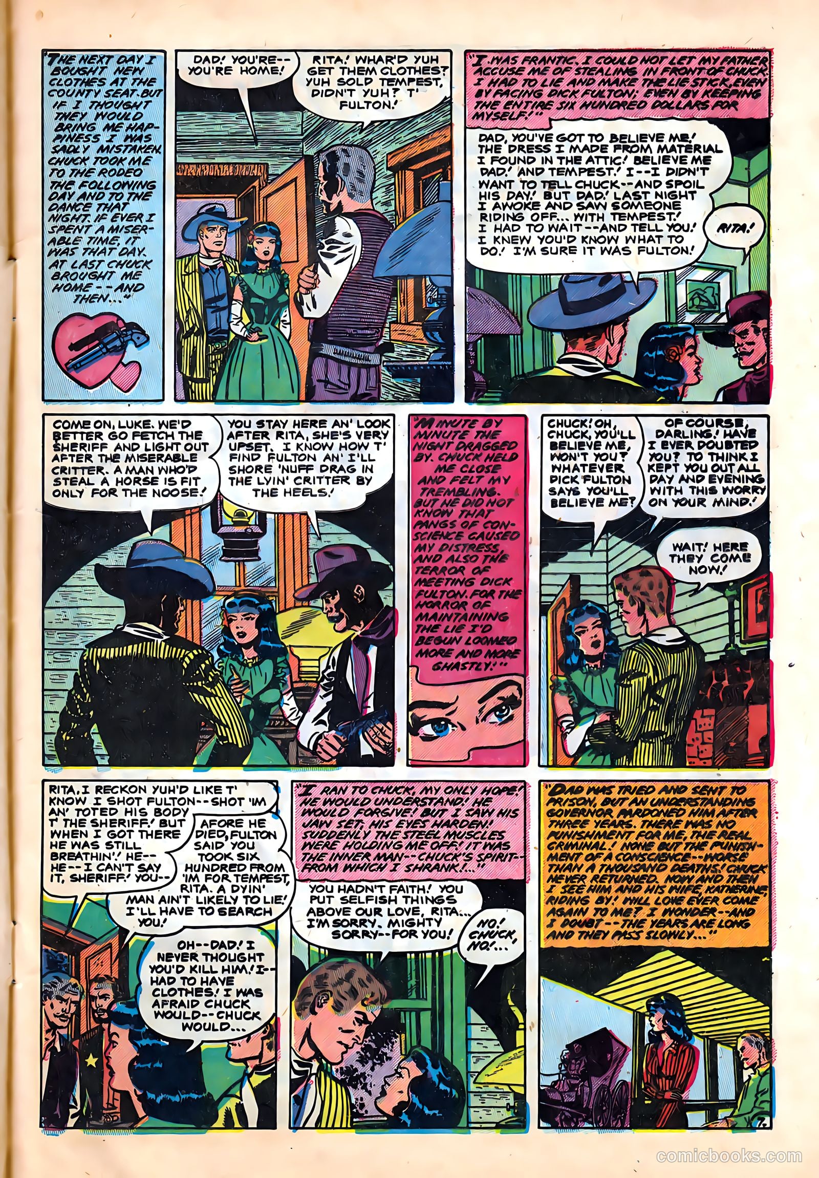 Frontier Romances #2 (1950) — page 9 of 36