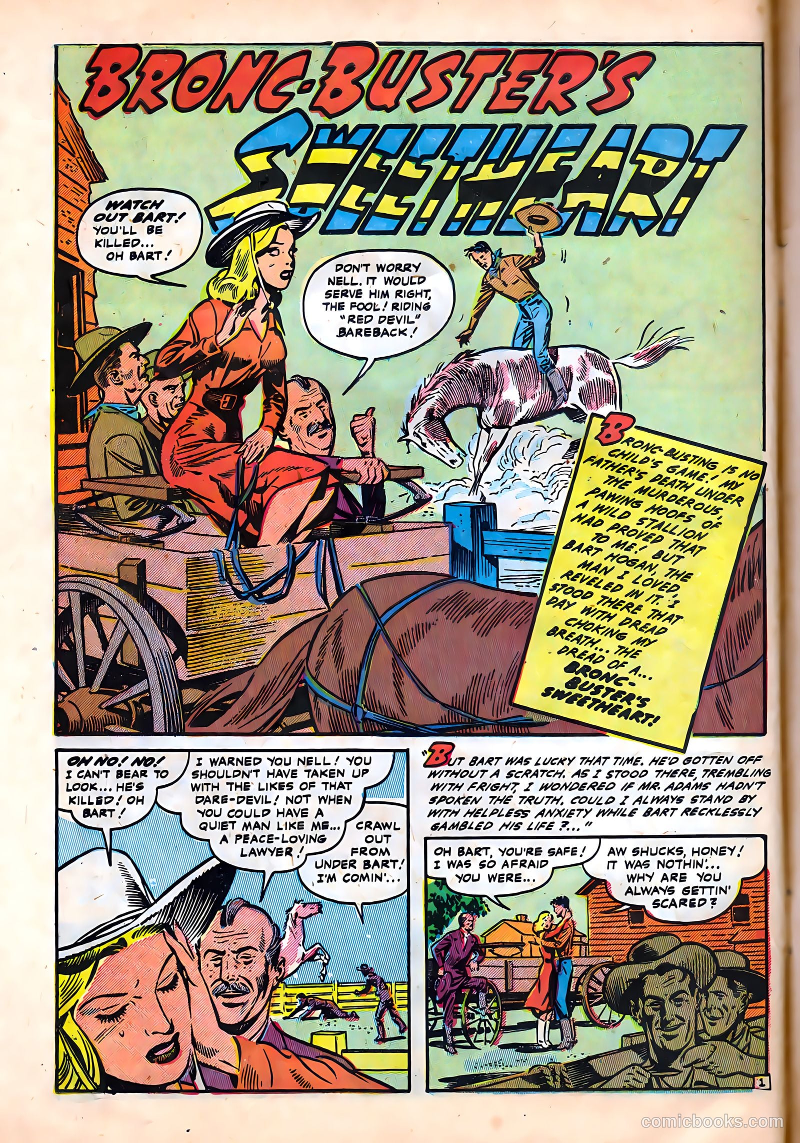 Frontier Romances #2 (1950) — page 10 of 36