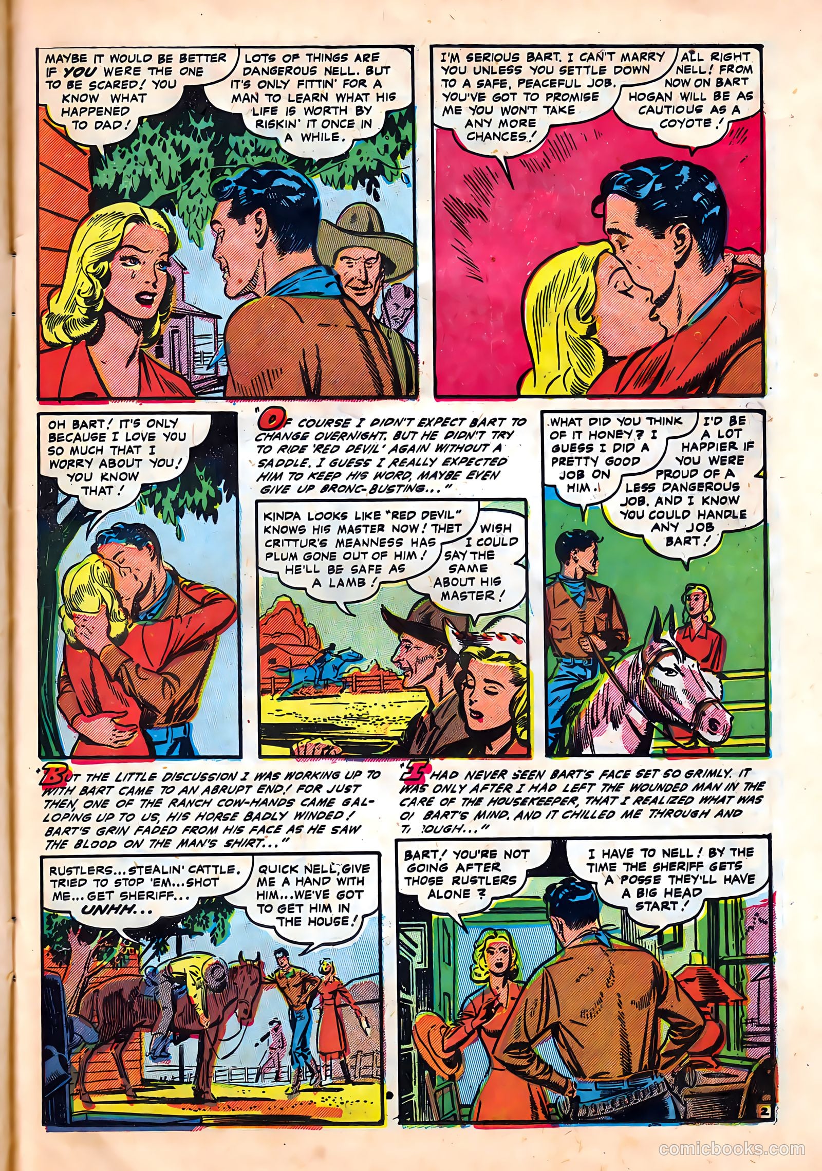 Frontier Romances #2 (1950) — page 11 of 36