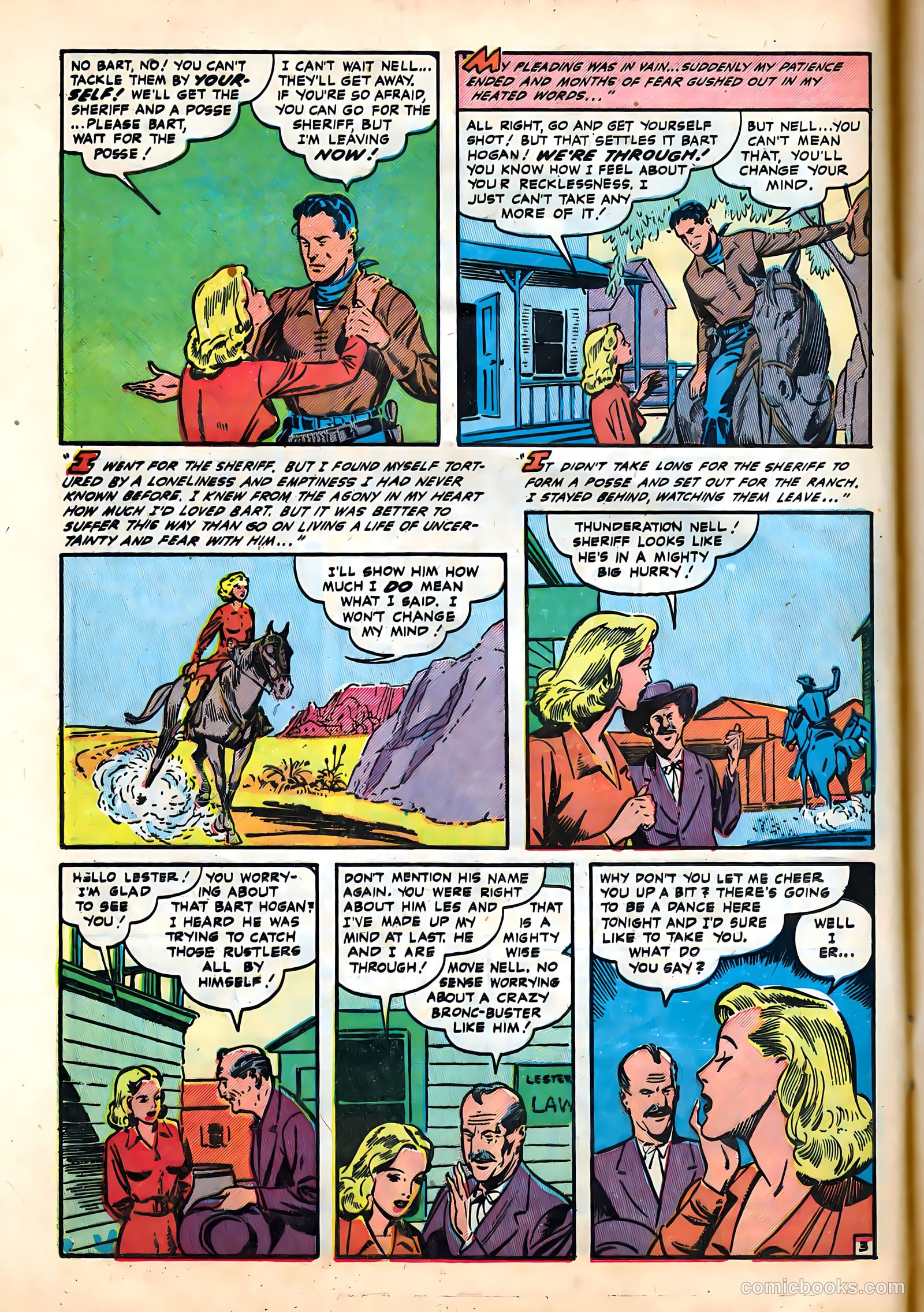 Frontier Romances #2 (1950) — page 12 of 36