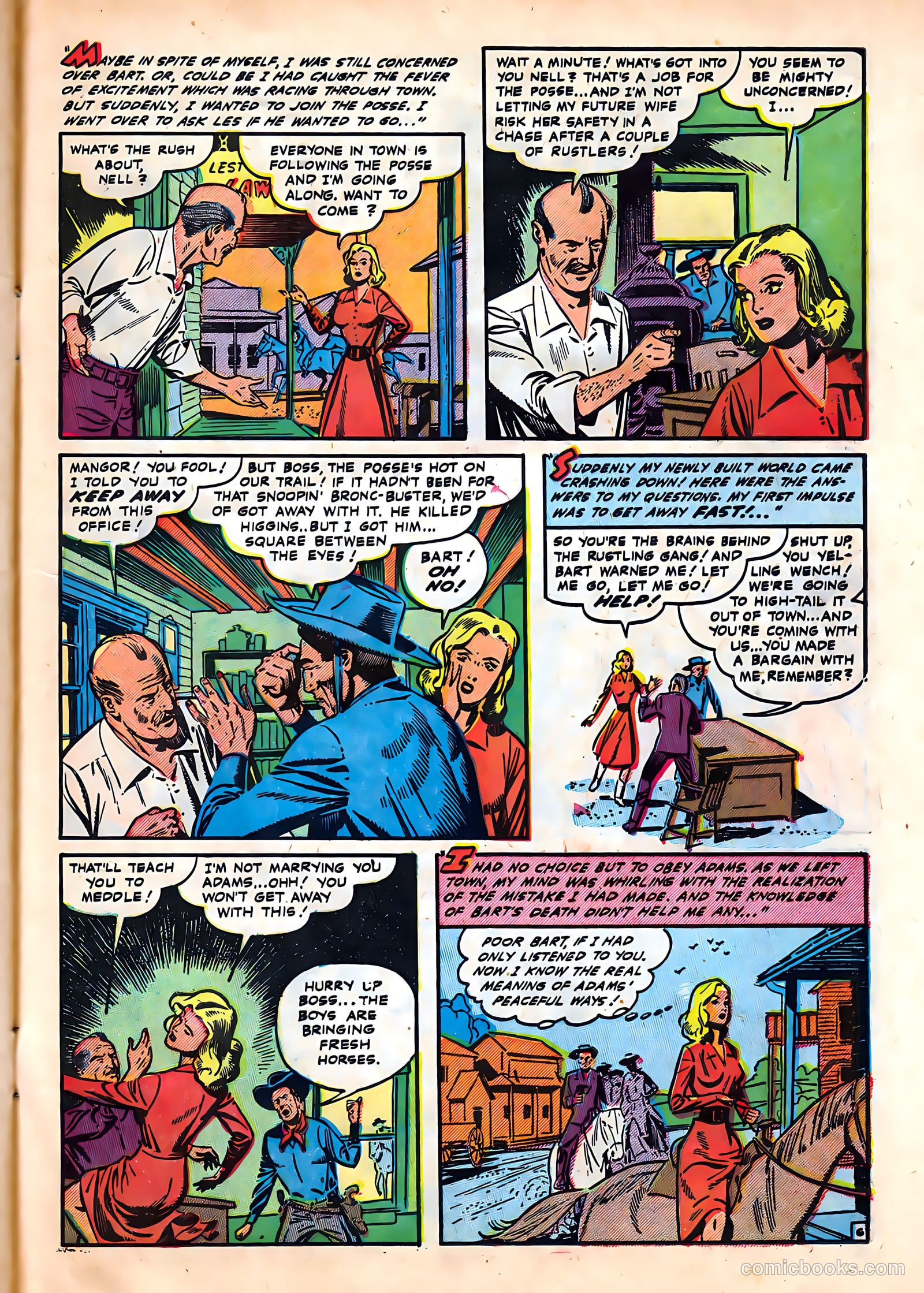 Frontier Romances #2 (1950) — page 15 of 36