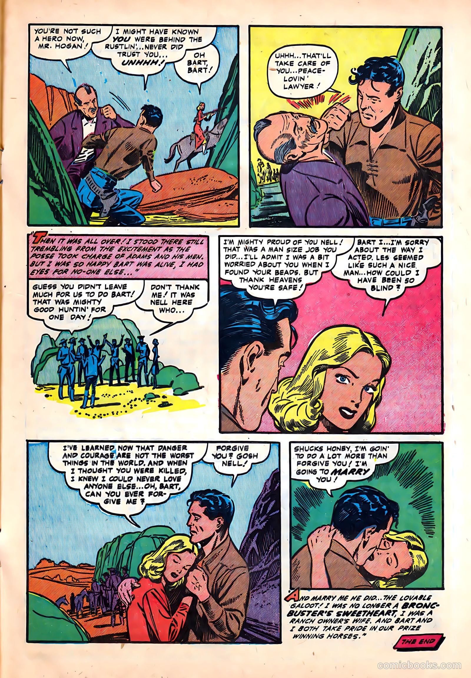 Frontier Romances #2 (1950) — page 17 of 36