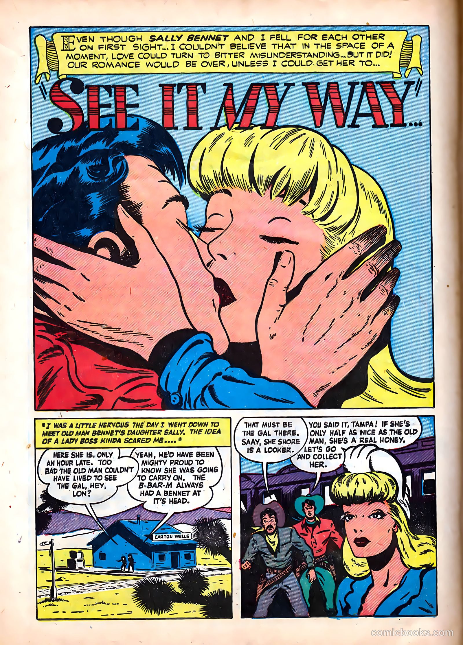 Frontier Romances #2 (1950) — page 20 of 36