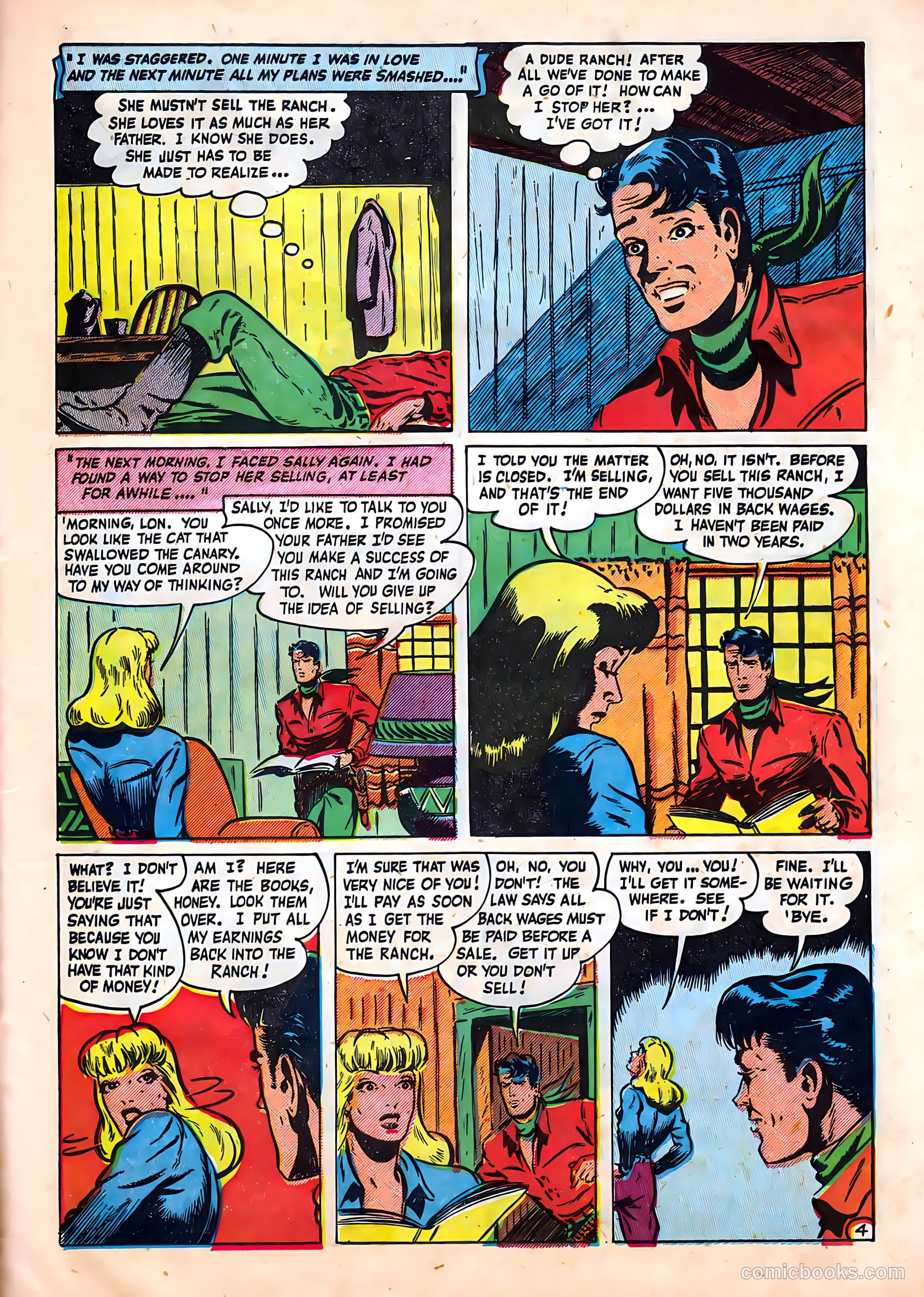 Frontier Romances #2 (1950) — page 23 of 36