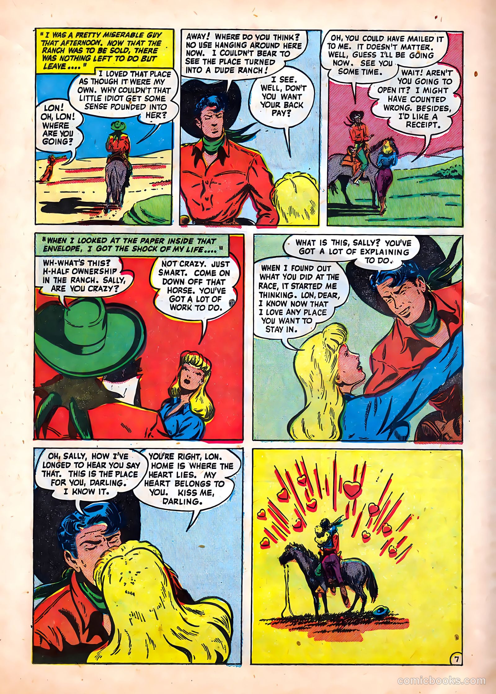 Frontier Romances #2 (1950) — page 26 of 36