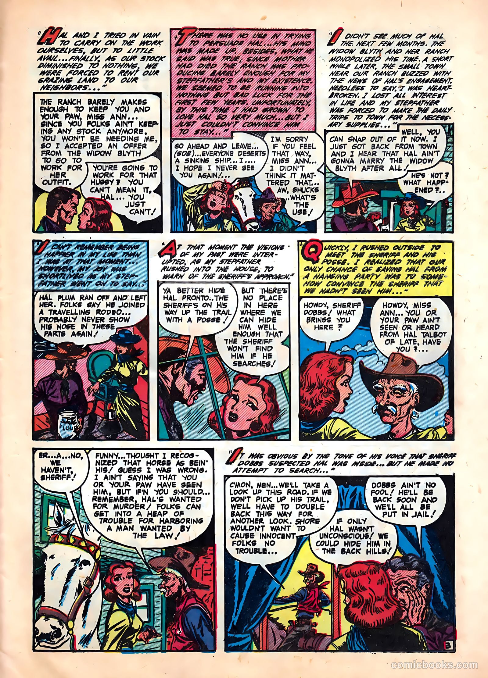 Frontier Romances #2 (1950) — page 29 of 36