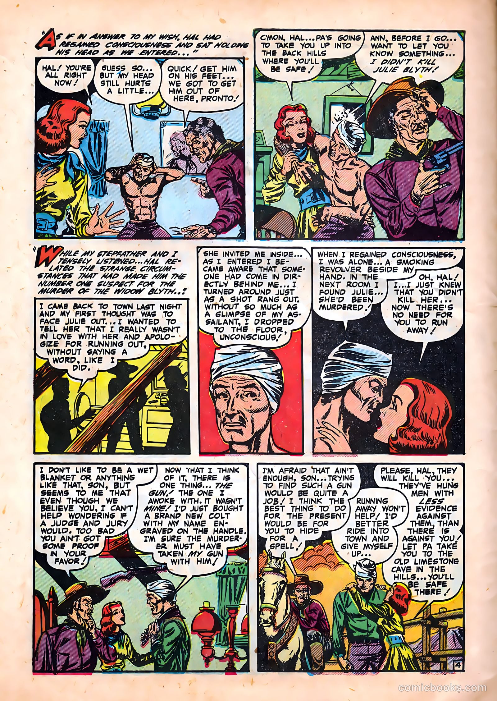 Frontier Romances #2 (1950) — page 30 of 36