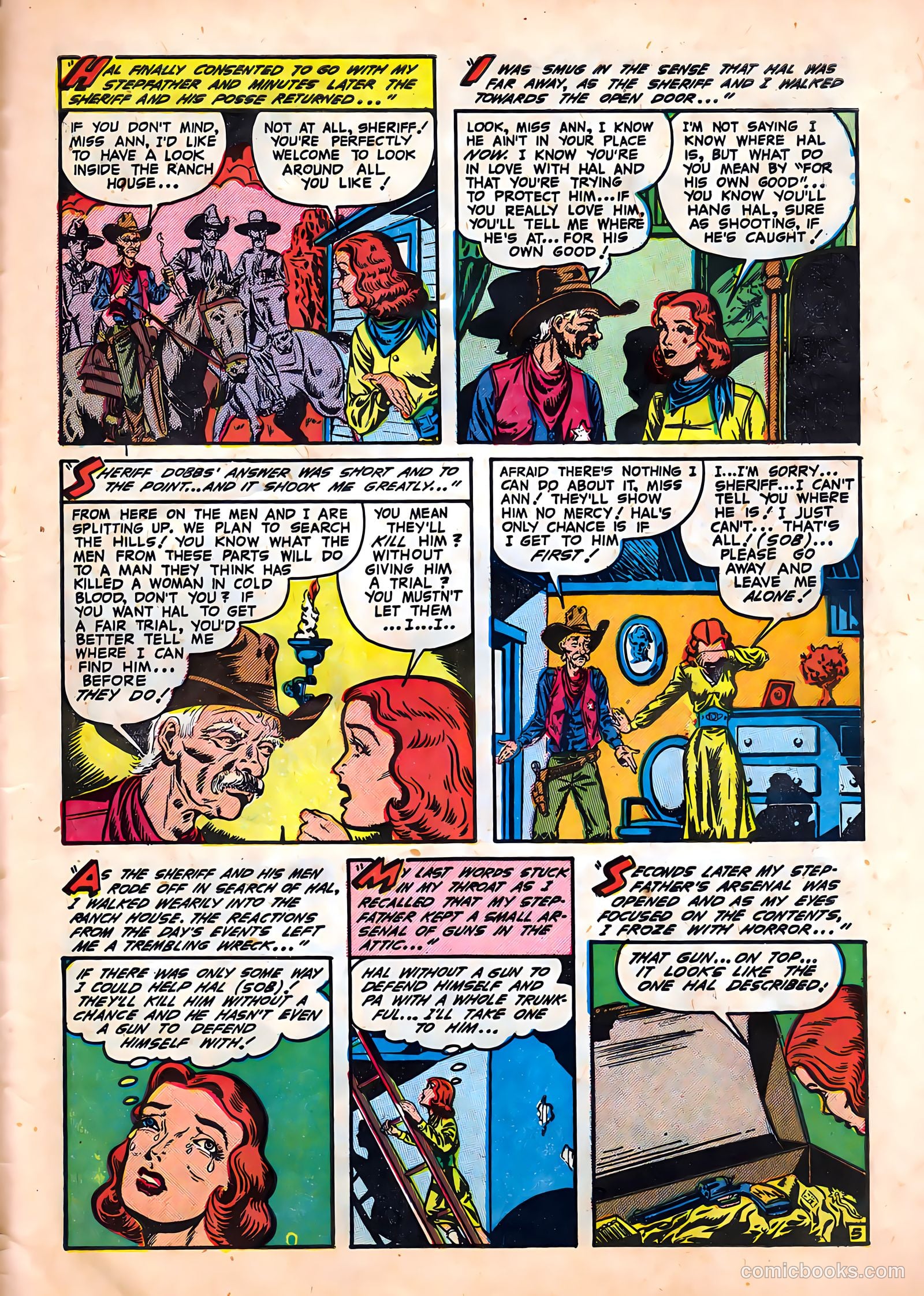 Frontier Romances #2 (1950) — page 31 of 36