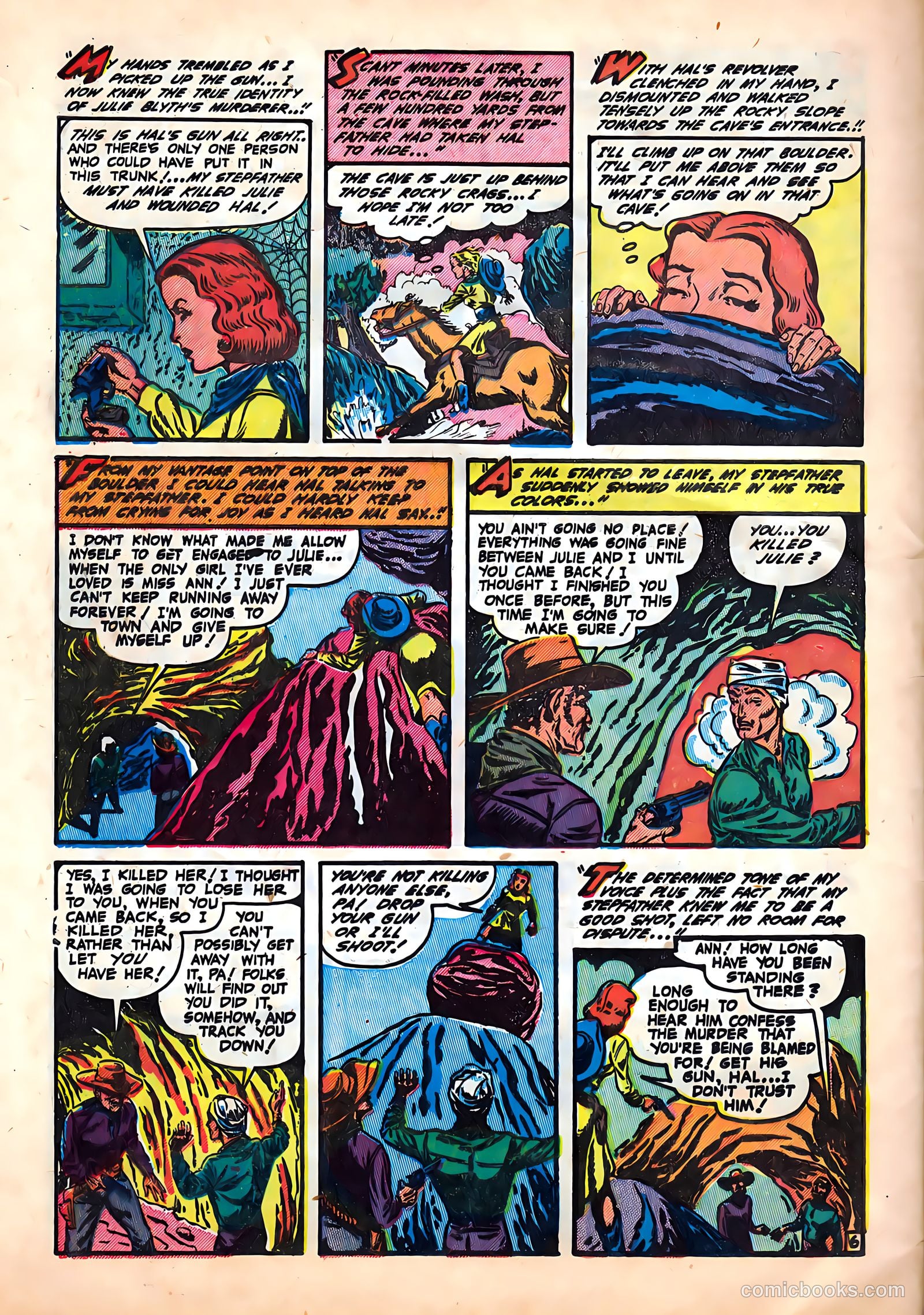 Frontier Romances #2 (1950) — page 32 of 36