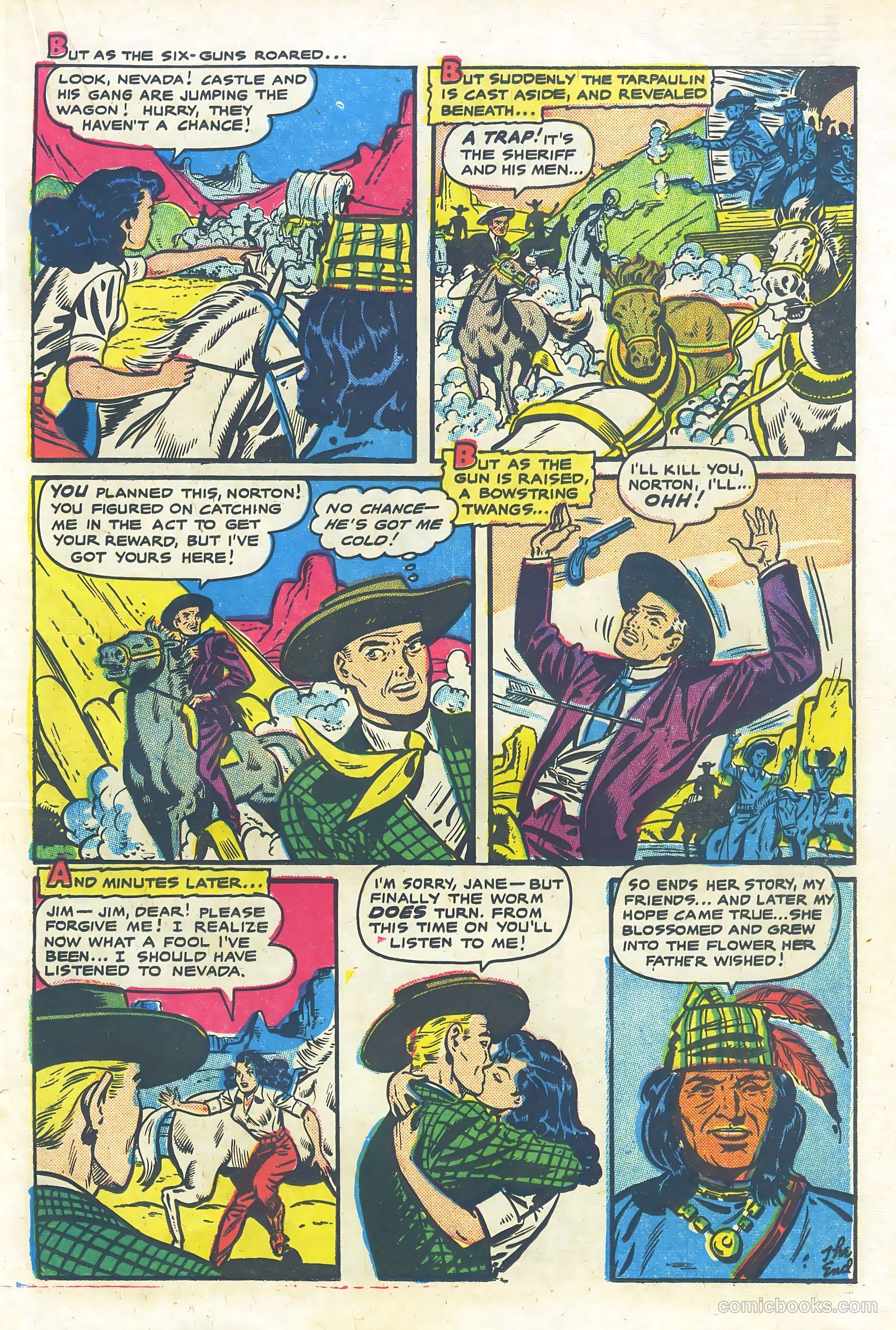 Frontier Romances #9 (1958) — page 19 of 37