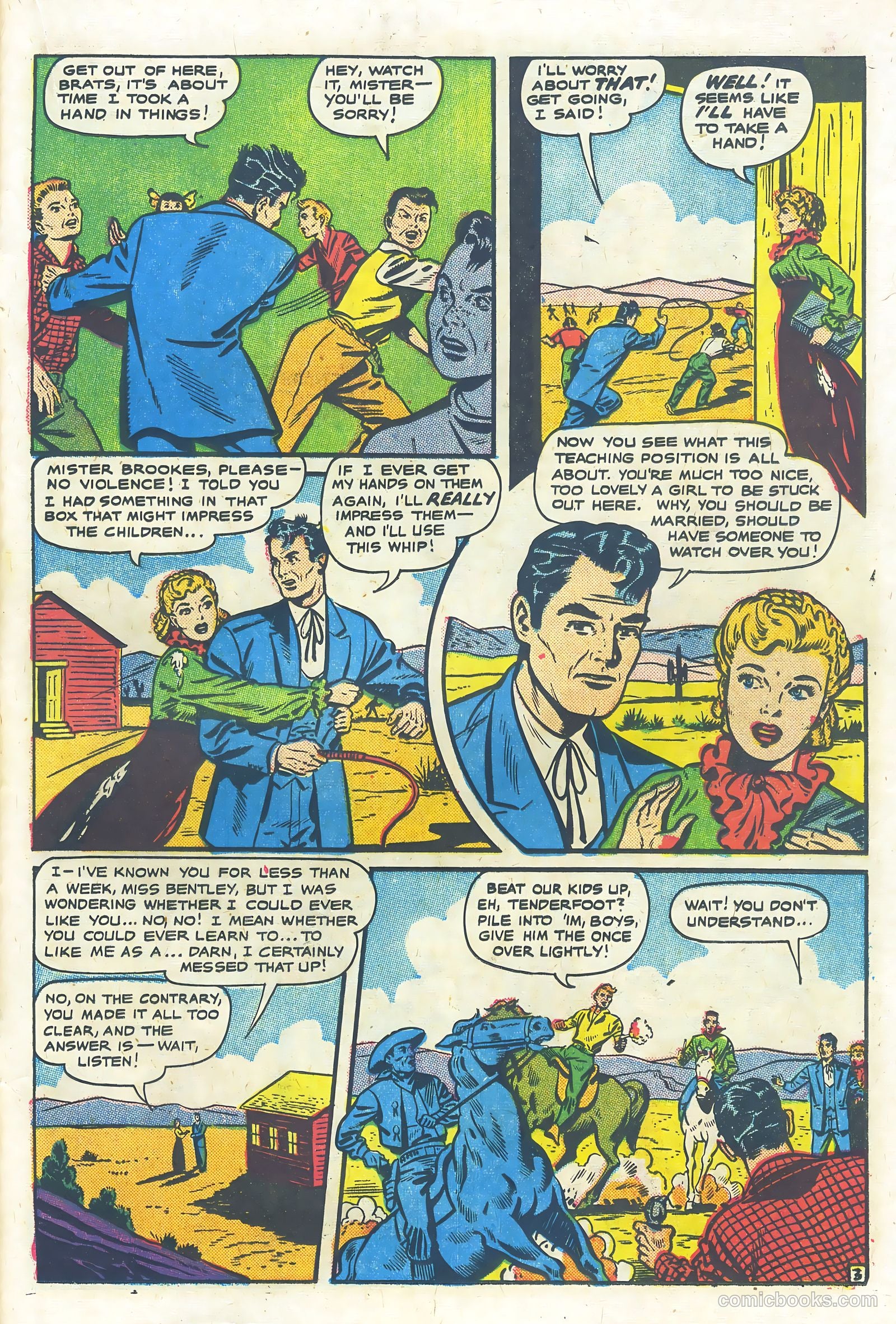 Frontier Romances #9 (1958) — page 23 of 37