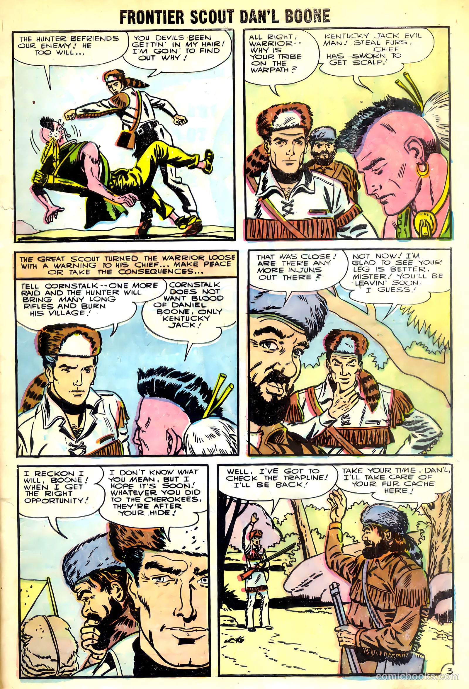 Frontier Scout, Dan'l Boone #10 (1956) — page 5 of 36