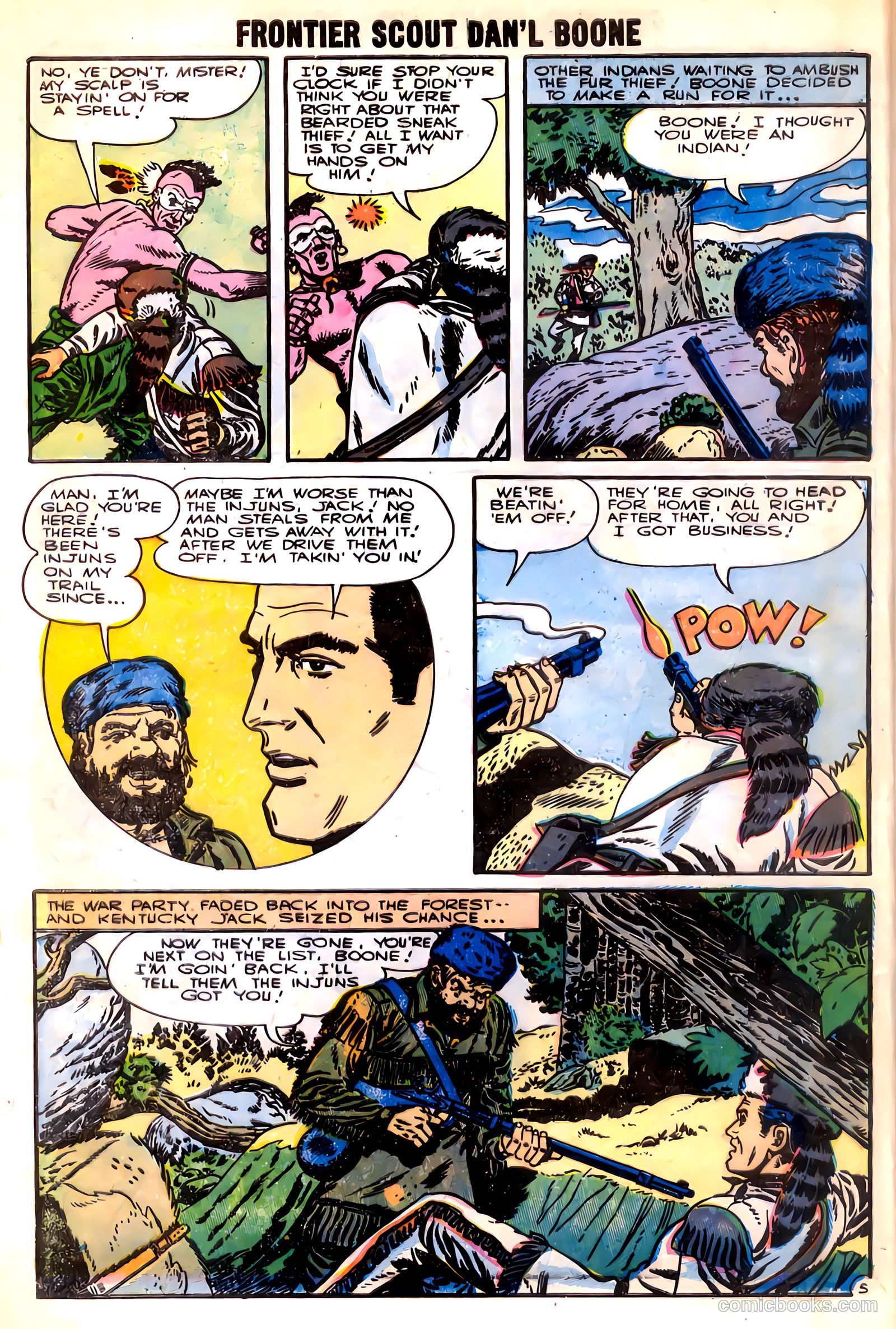 Frontier Scout, Dan'l Boone #10 (1956) — page 8 of 36