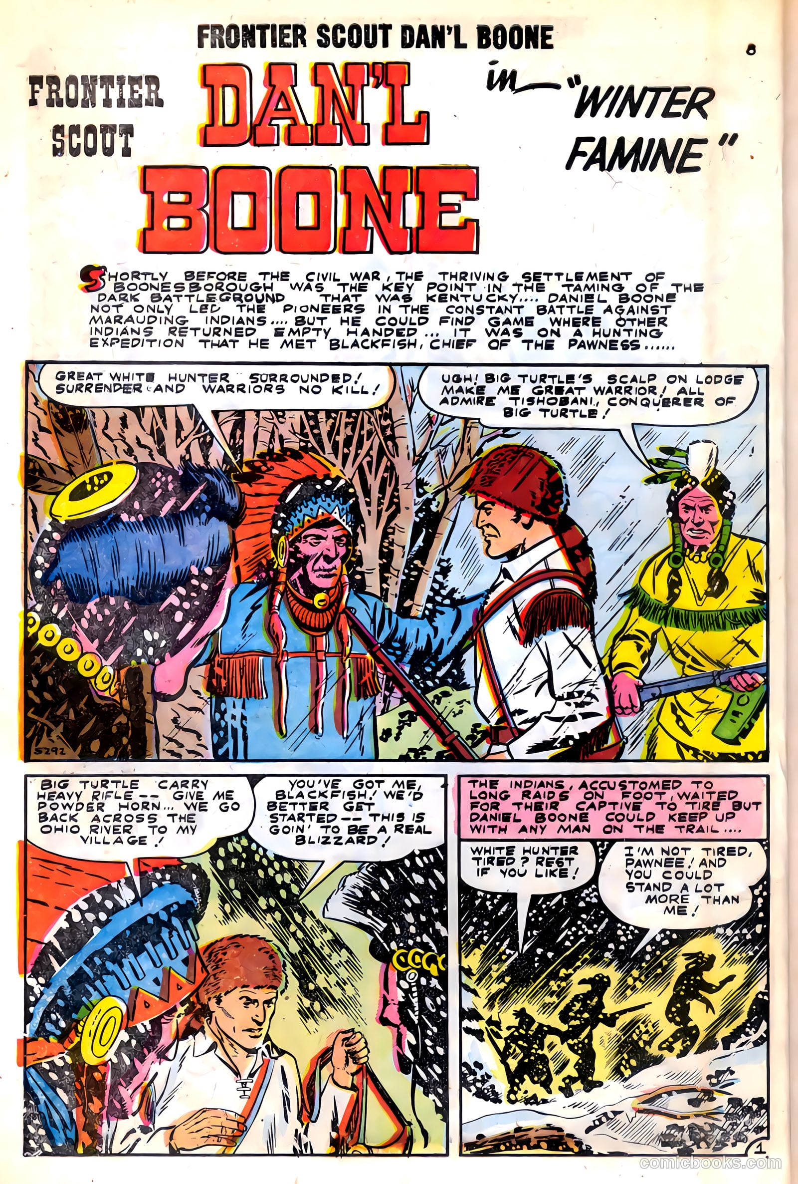 Frontier Scout, Dan'l Boone #10 (1956) — page 10 of 36