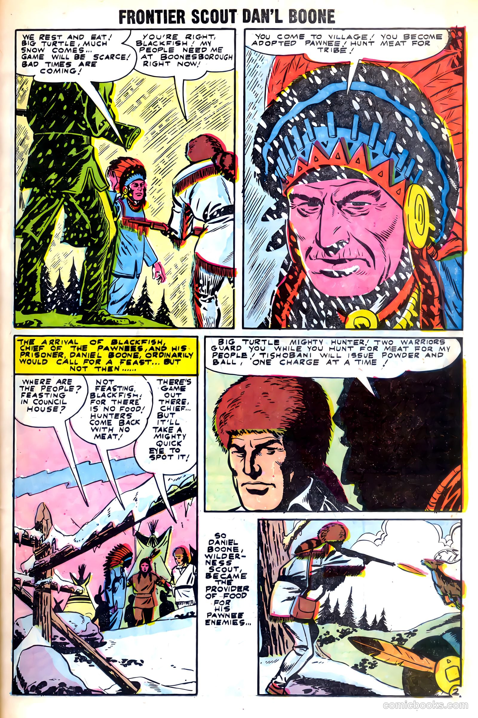Frontier Scout, Dan'l Boone #10 (1956) — page 11 of 36
