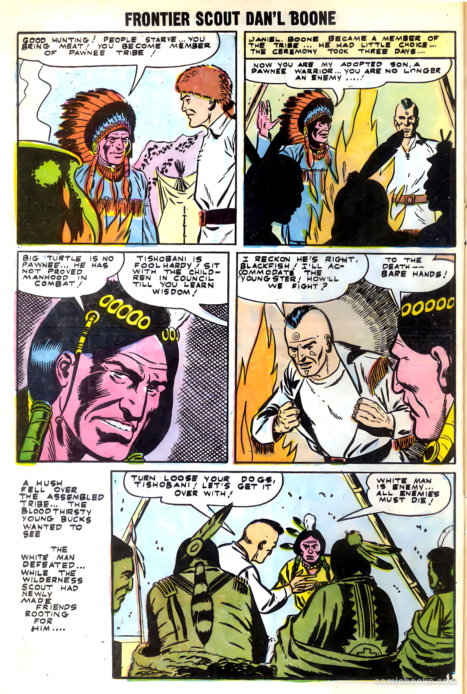 Frontier Scout, Dan'l Boone #10 (1956) — page 12 of 36