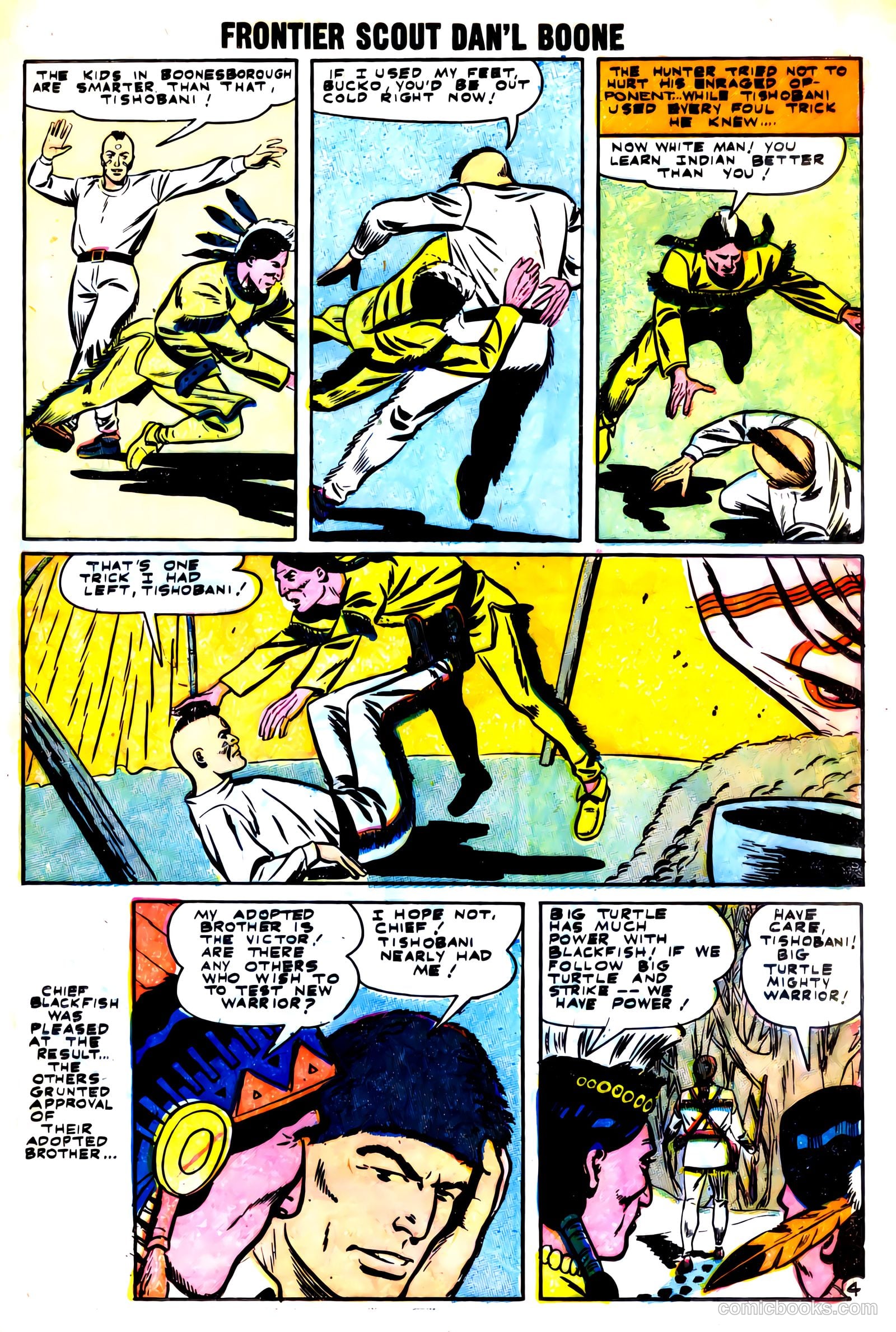 Frontier Scout, Dan'l Boone #10 (1956) — page 13 of 36