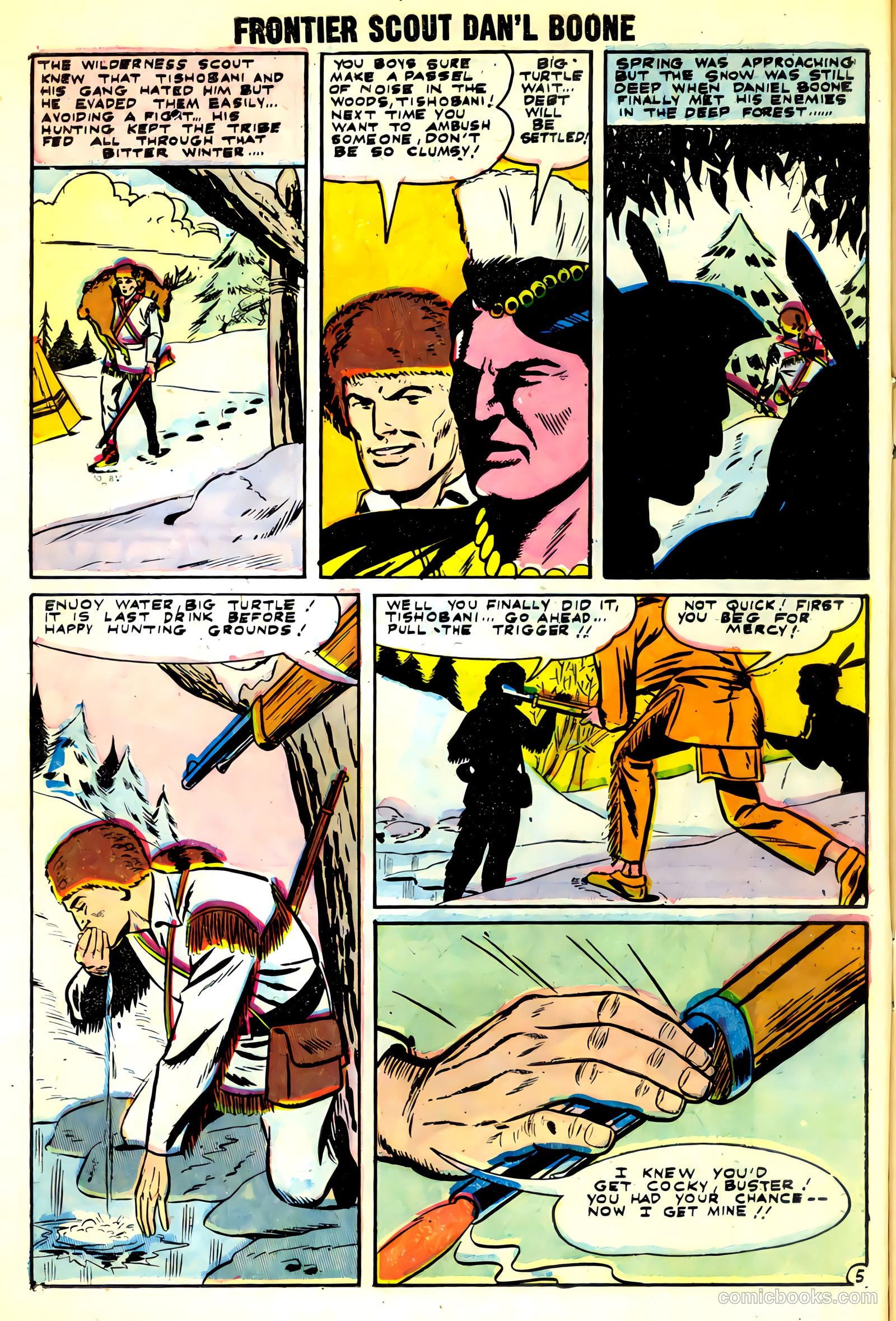 Frontier Scout, Dan'l Boone #10 (1956) — page 14 of 36