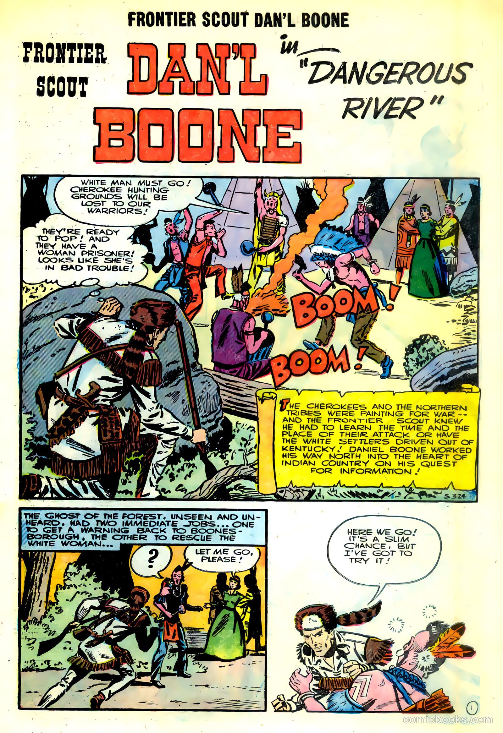 Frontier Scout, Dan'l Boone #10 (1956) — page 19 of 36
