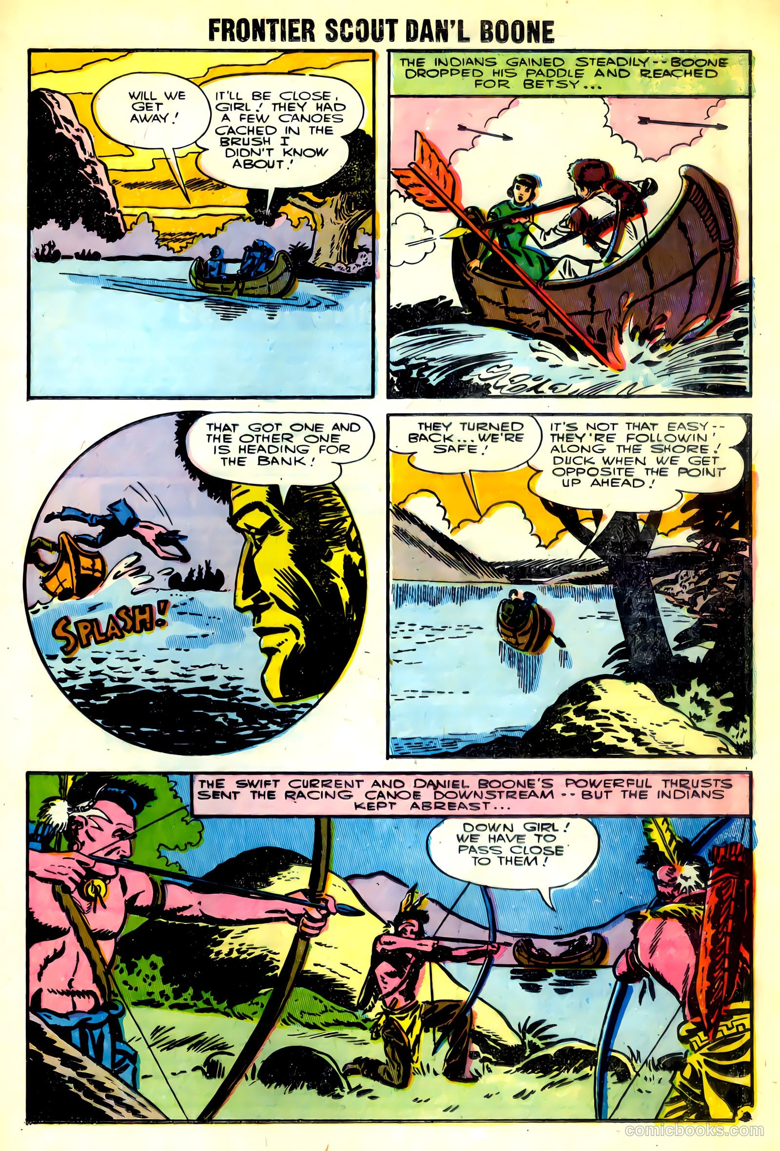 Frontier Scout, Dan'l Boone #10 (1956) — page 21 of 36
