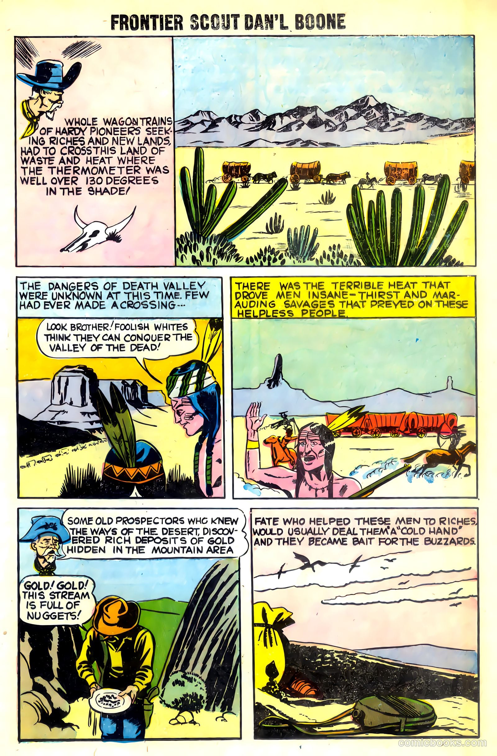 Frontier Scout, Dan'l Boone #10 (1956) — page 25 of 36