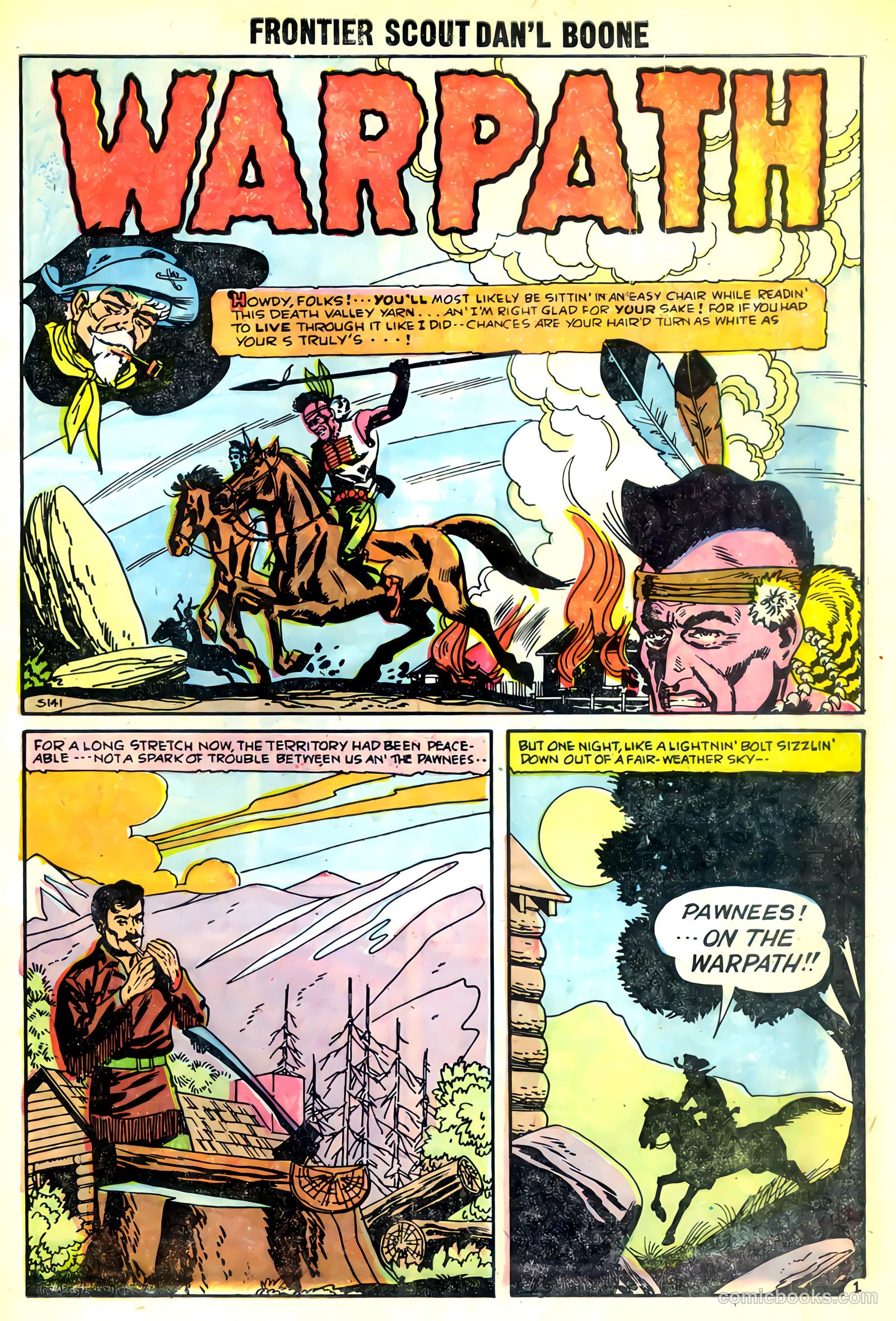 Frontier Scout, Dan'l Boone #10 (1956) — page 27 of 36