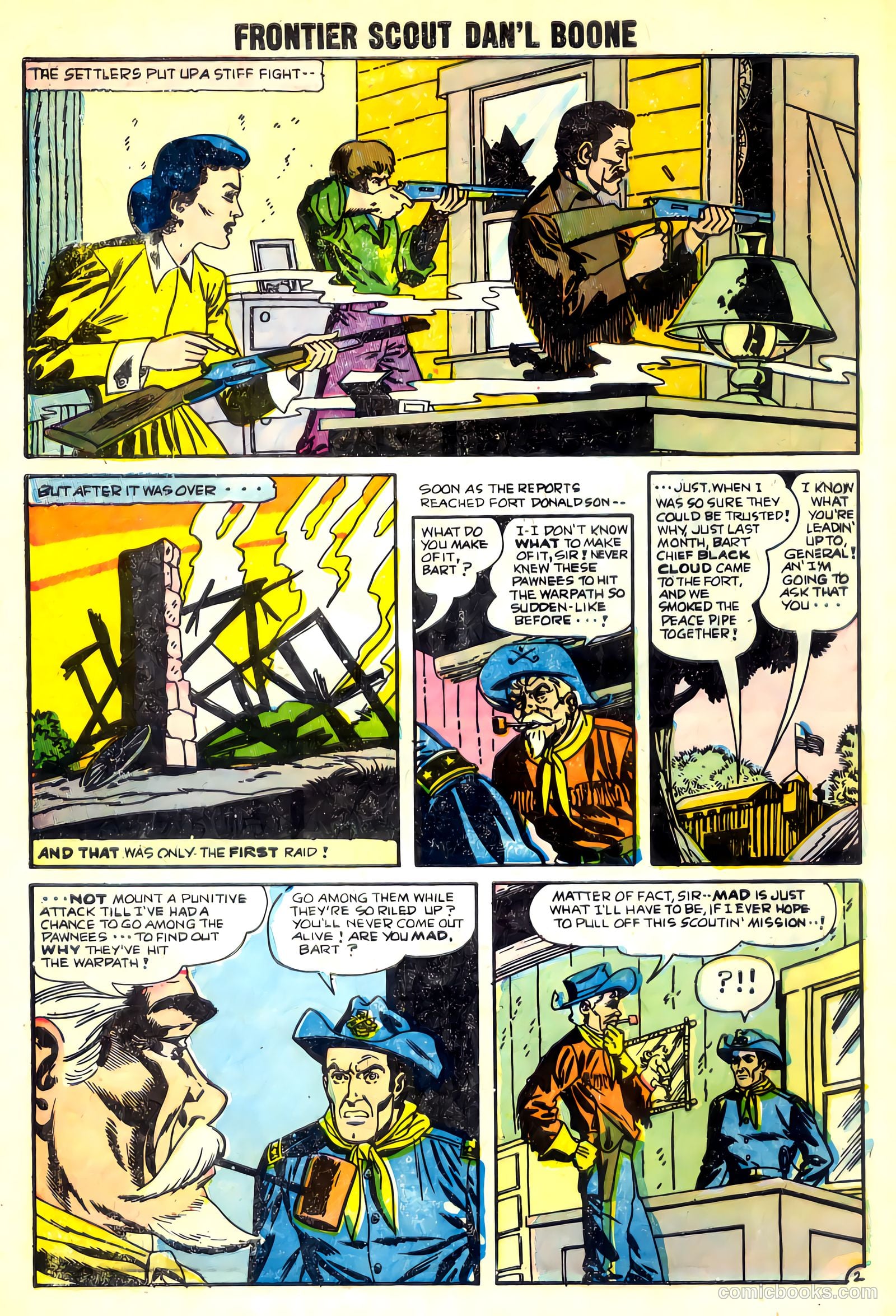 Frontier Scout, Dan'l Boone #10 (1956) — page 28 of 36