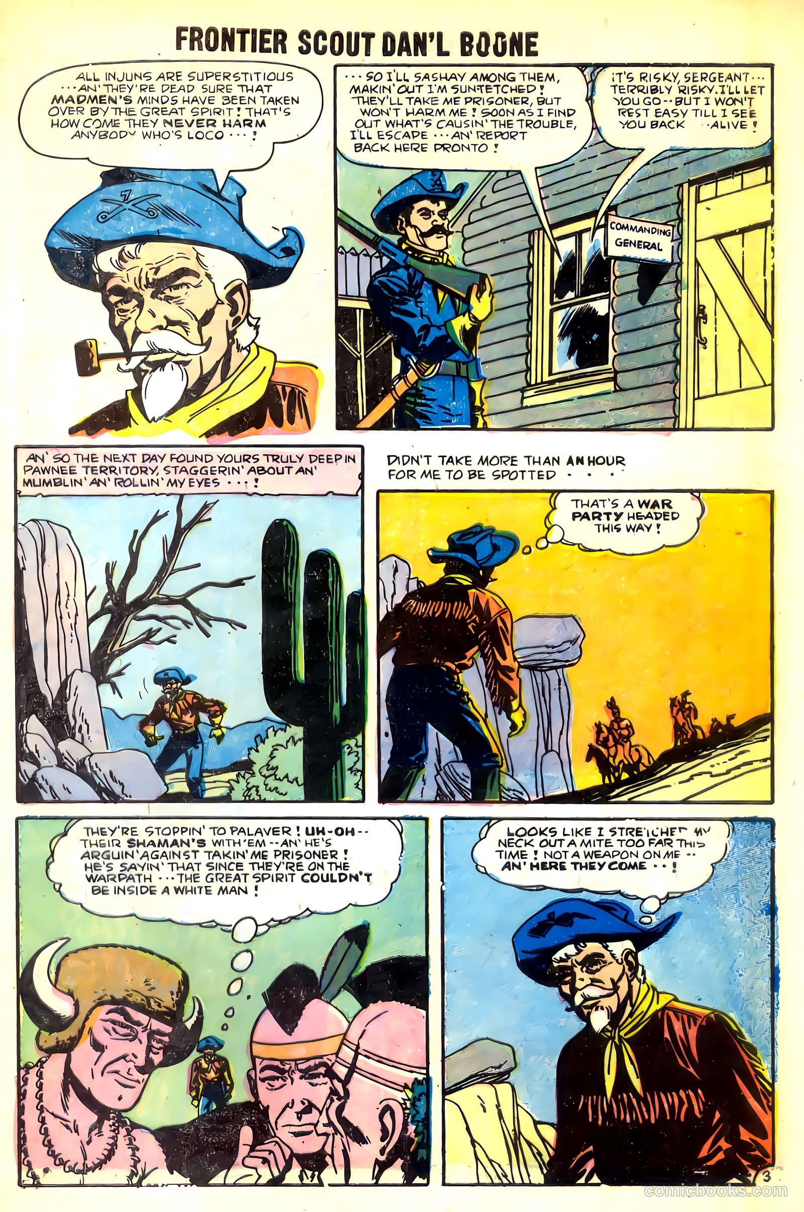 Frontier Scout, Dan'l Boone #10 (1956) — page 29 of 36