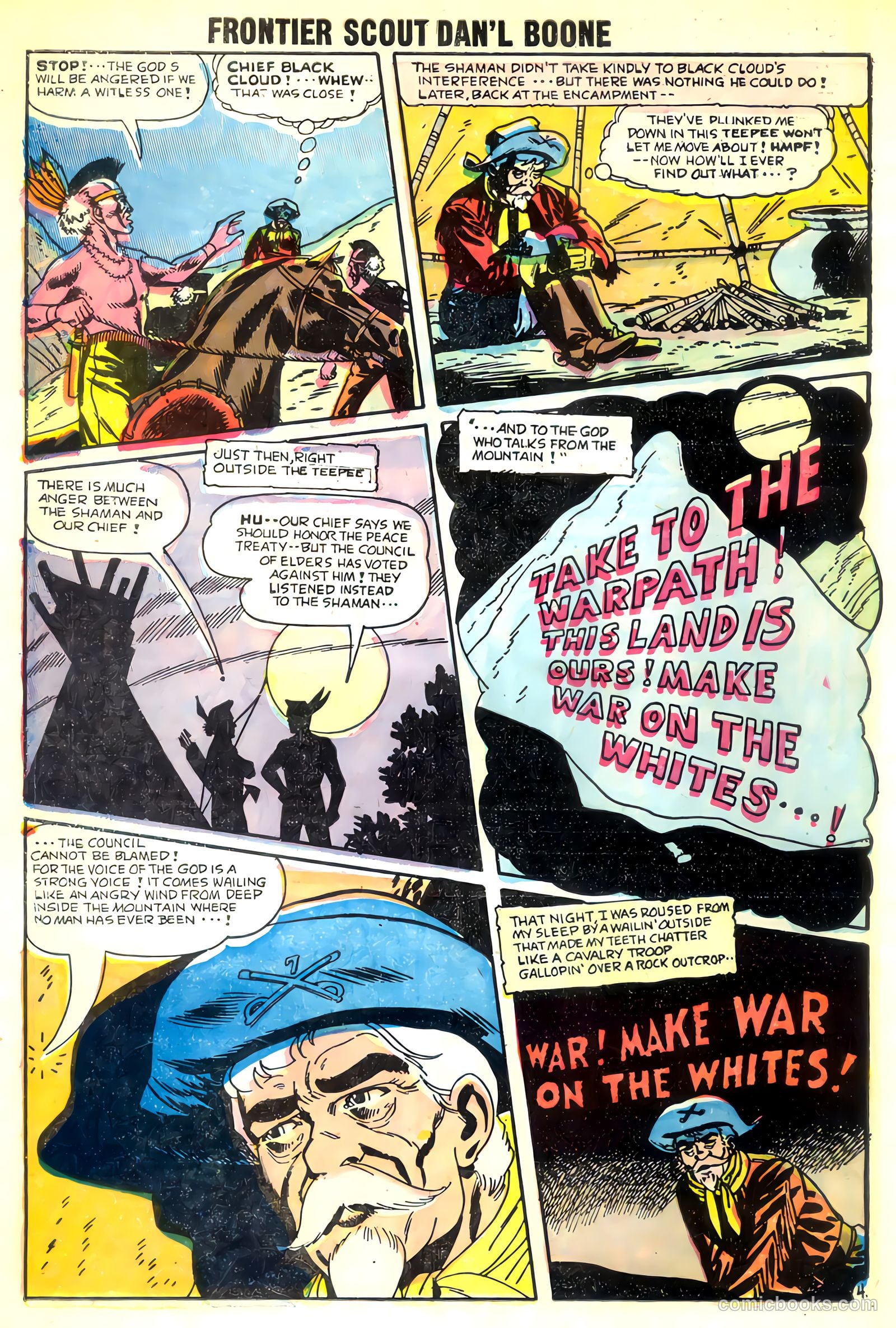 Frontier Scout, Dan'l Boone #10 (1956) — page 30 of 36