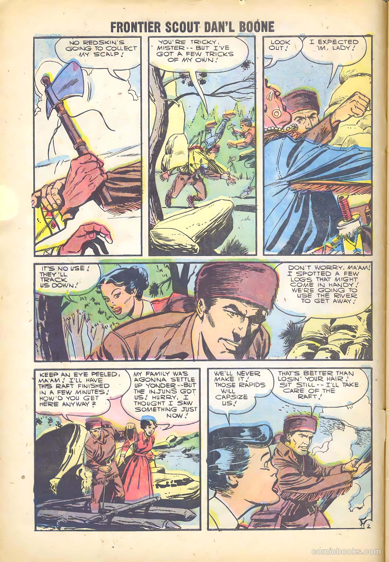 Frontier Scout, Dan'l Boone #11 (1956) — page 4 of 36