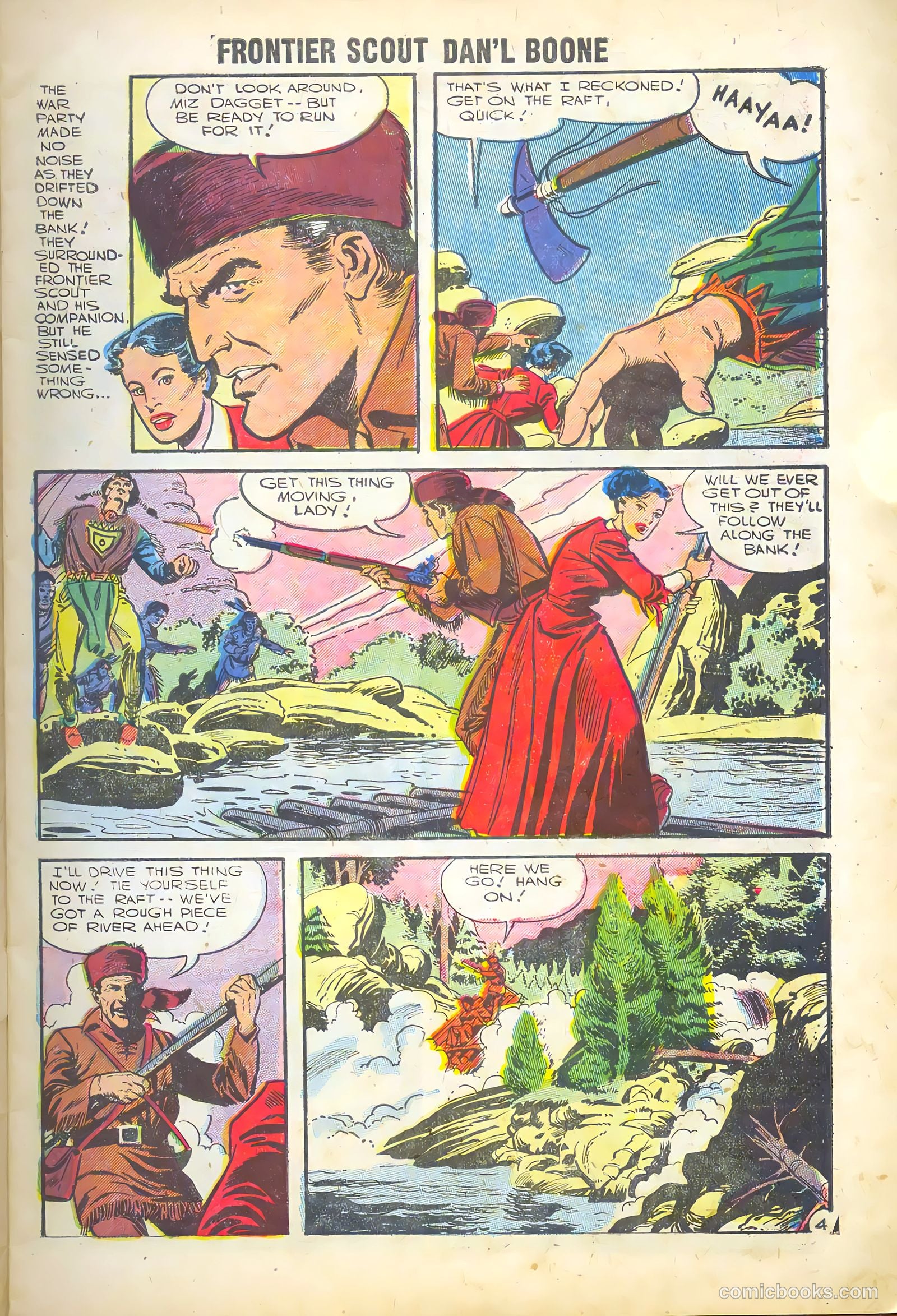 Frontier Scout, Dan'l Boone #11 (1956) — page 7 of 36