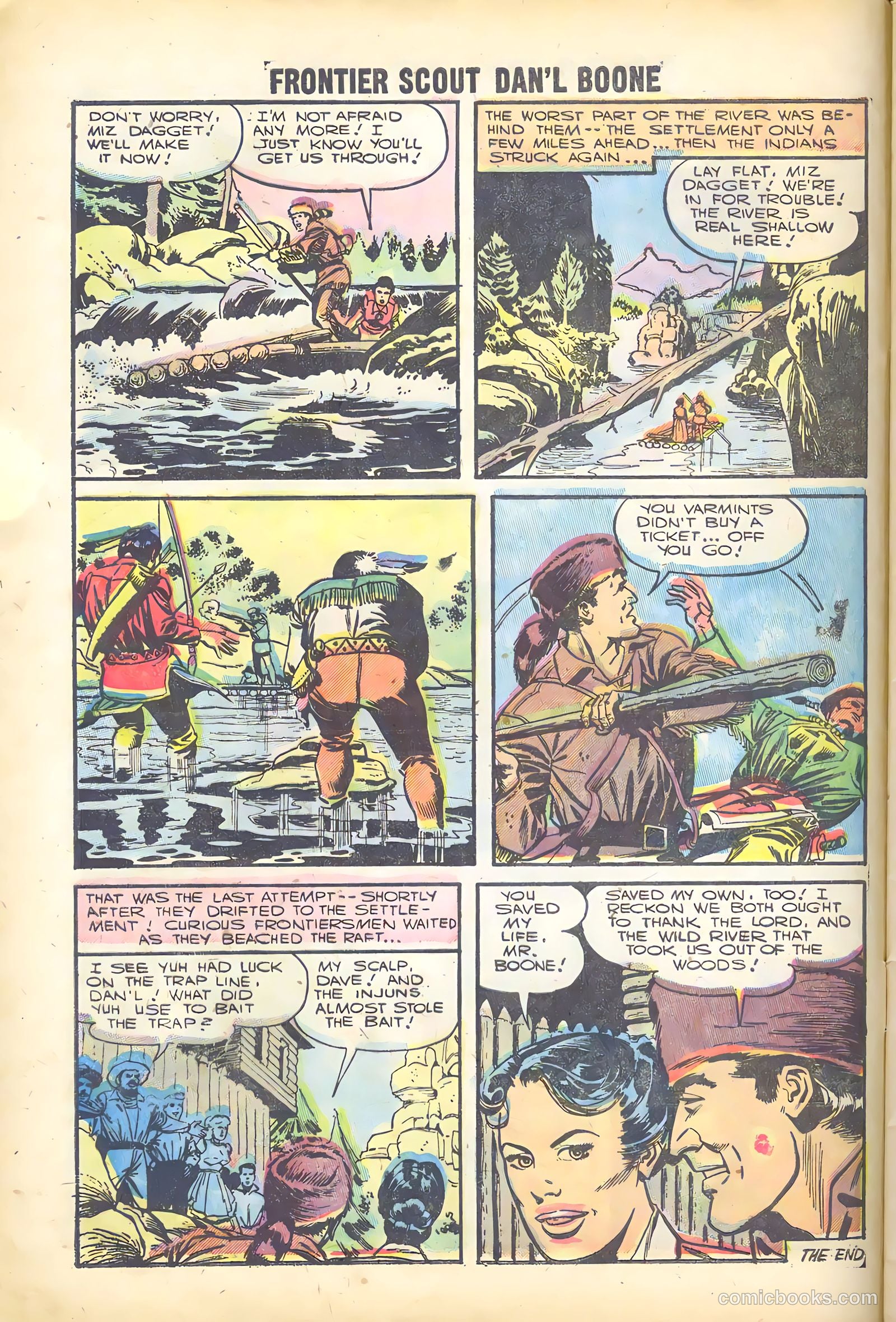 Frontier Scout, Dan'l Boone #11 (1956) — page 8 of 36