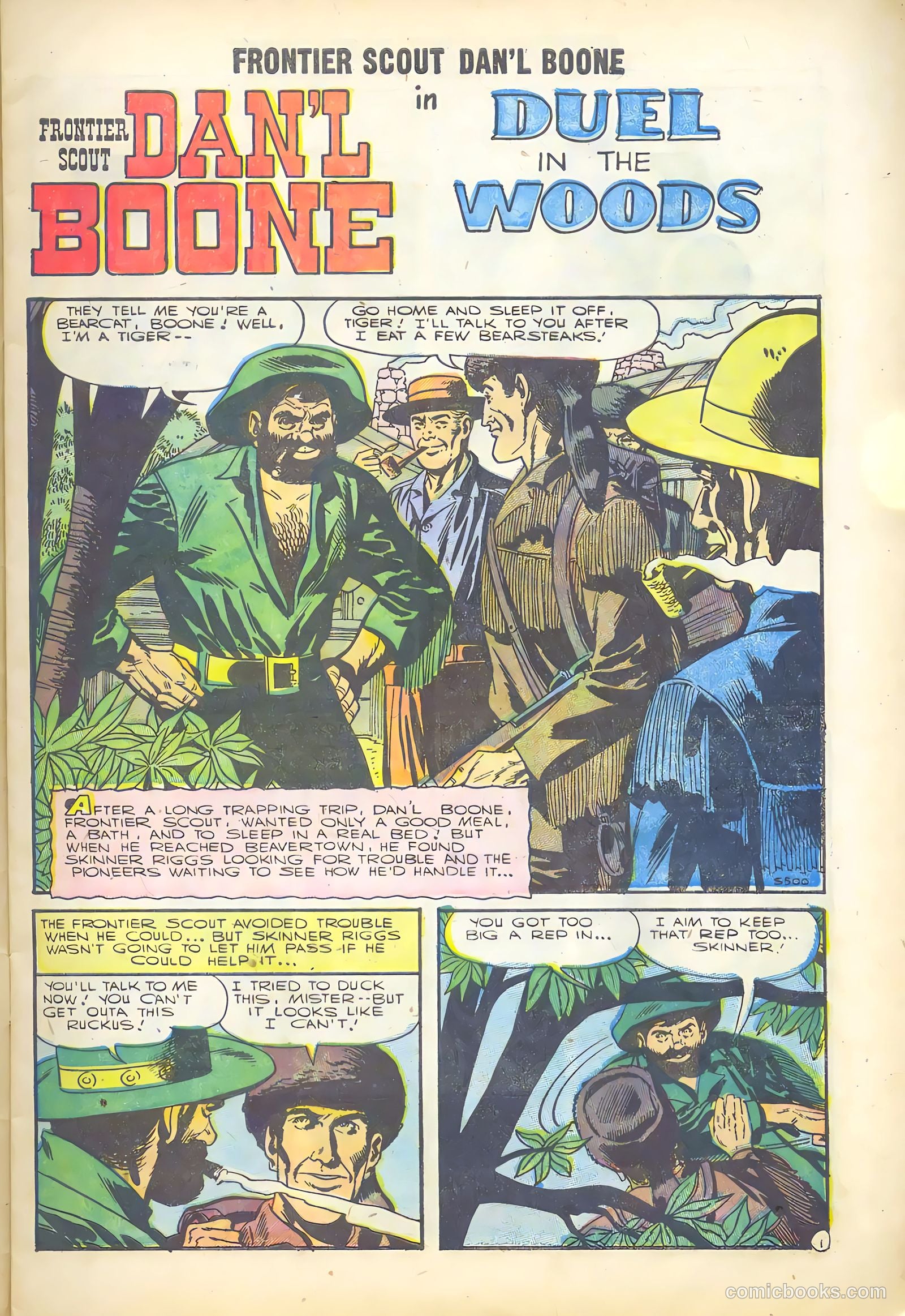 Frontier Scout, Dan'l Boone #11 (1956) — page 9 of 36