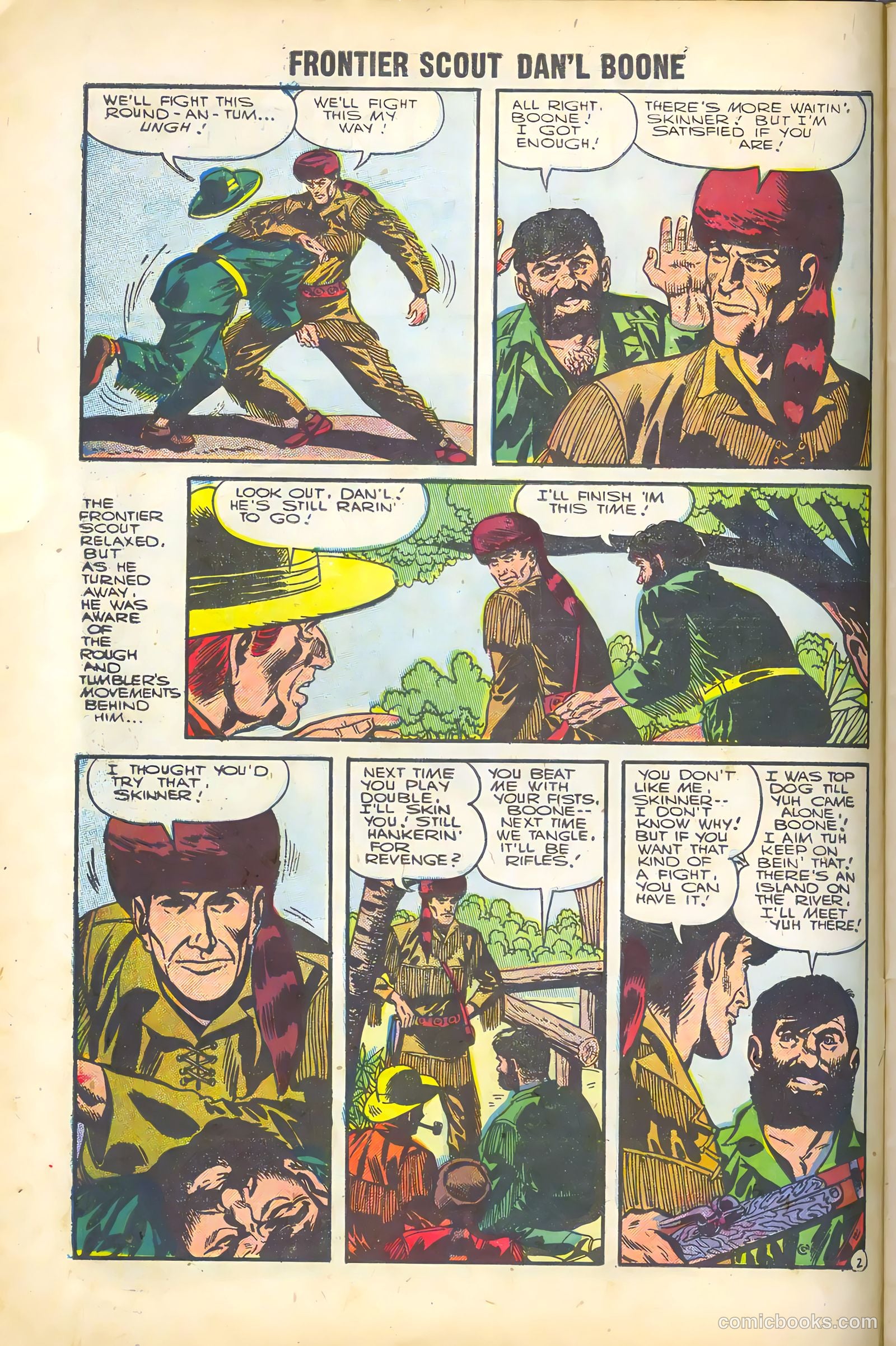 Frontier Scout, Dan'l Boone #11 (1956) — page 10 of 36