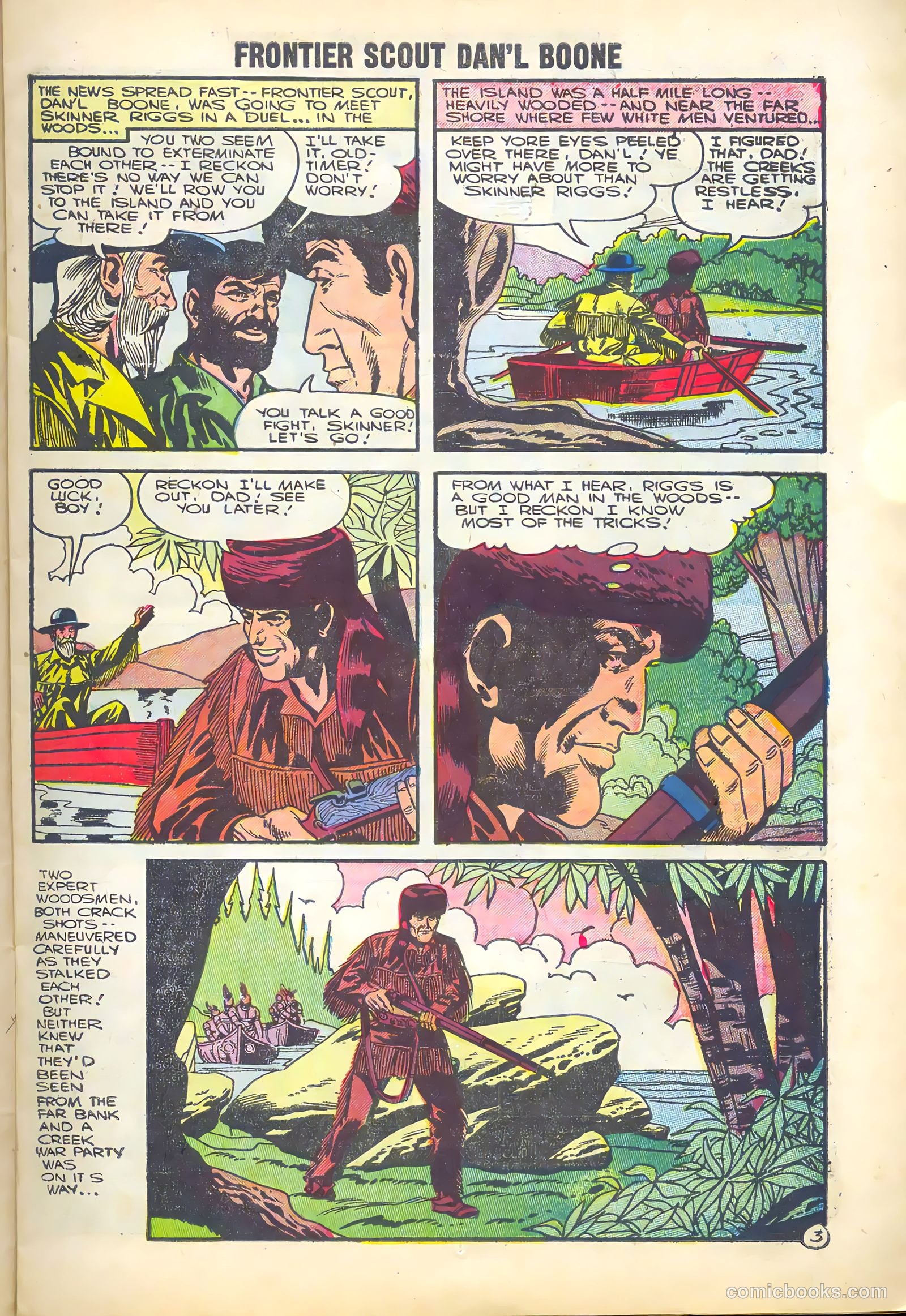 Frontier Scout, Dan'l Boone #11 (1956) — page 11 of 36