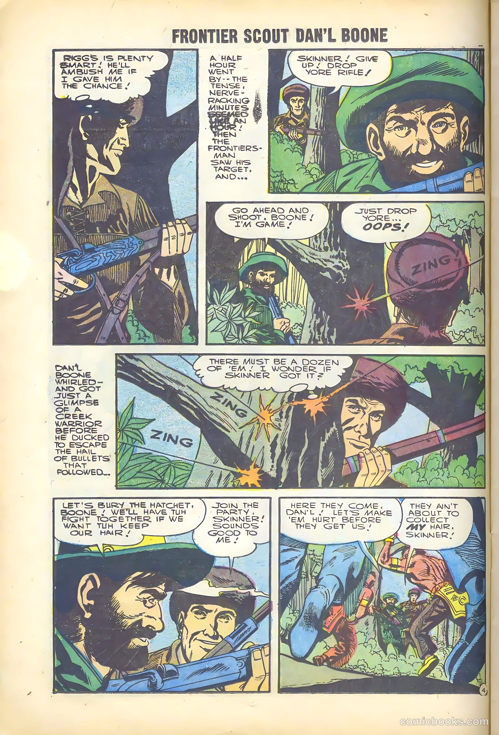 Frontier Scout, Dan'l Boone #11 (1956) — page 12 of 36