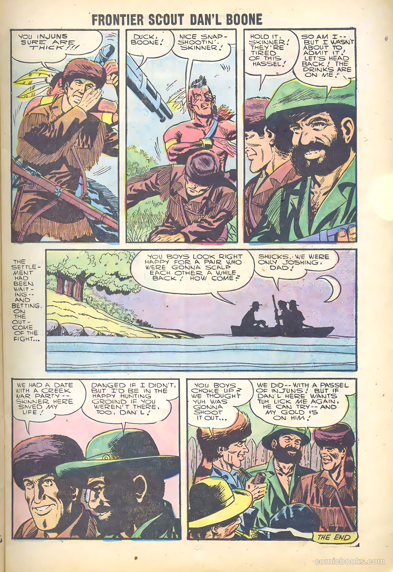 Frontier Scout, Dan'l Boone #11 (1956) — page 13 of 36