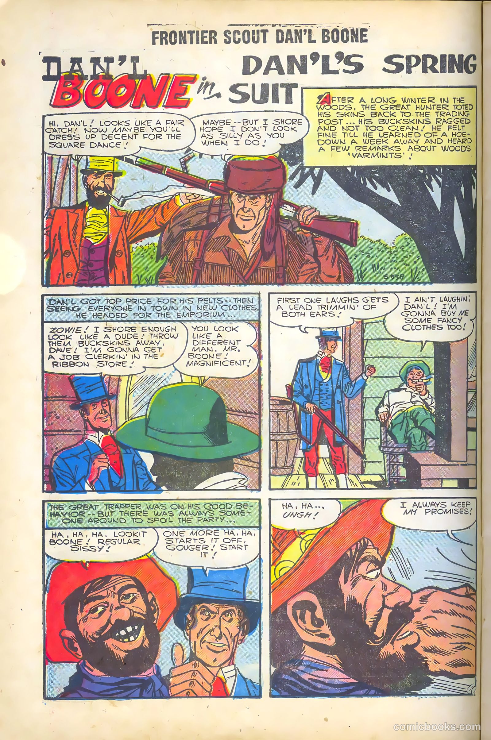 Frontier Scout, Dan'l Boone #11 (1956) — page 14 of 36