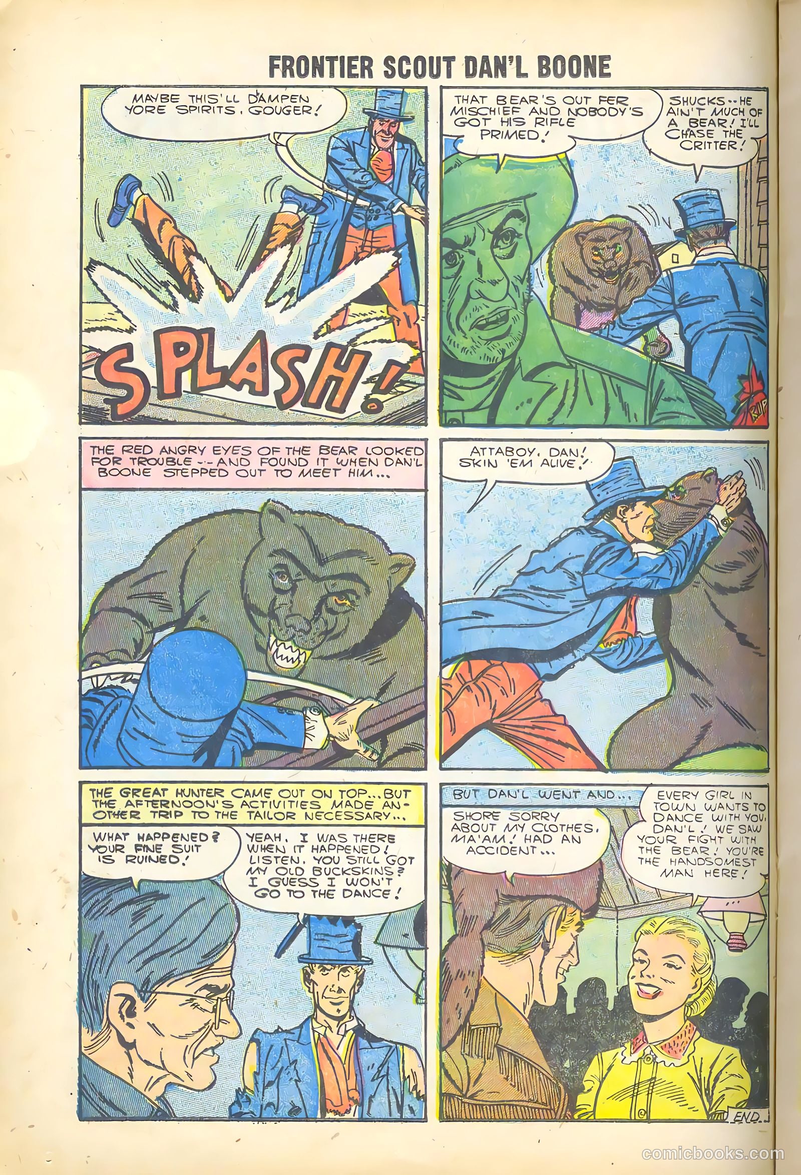 Frontier Scout, Dan'l Boone #11 (1956) — page 16 of 36