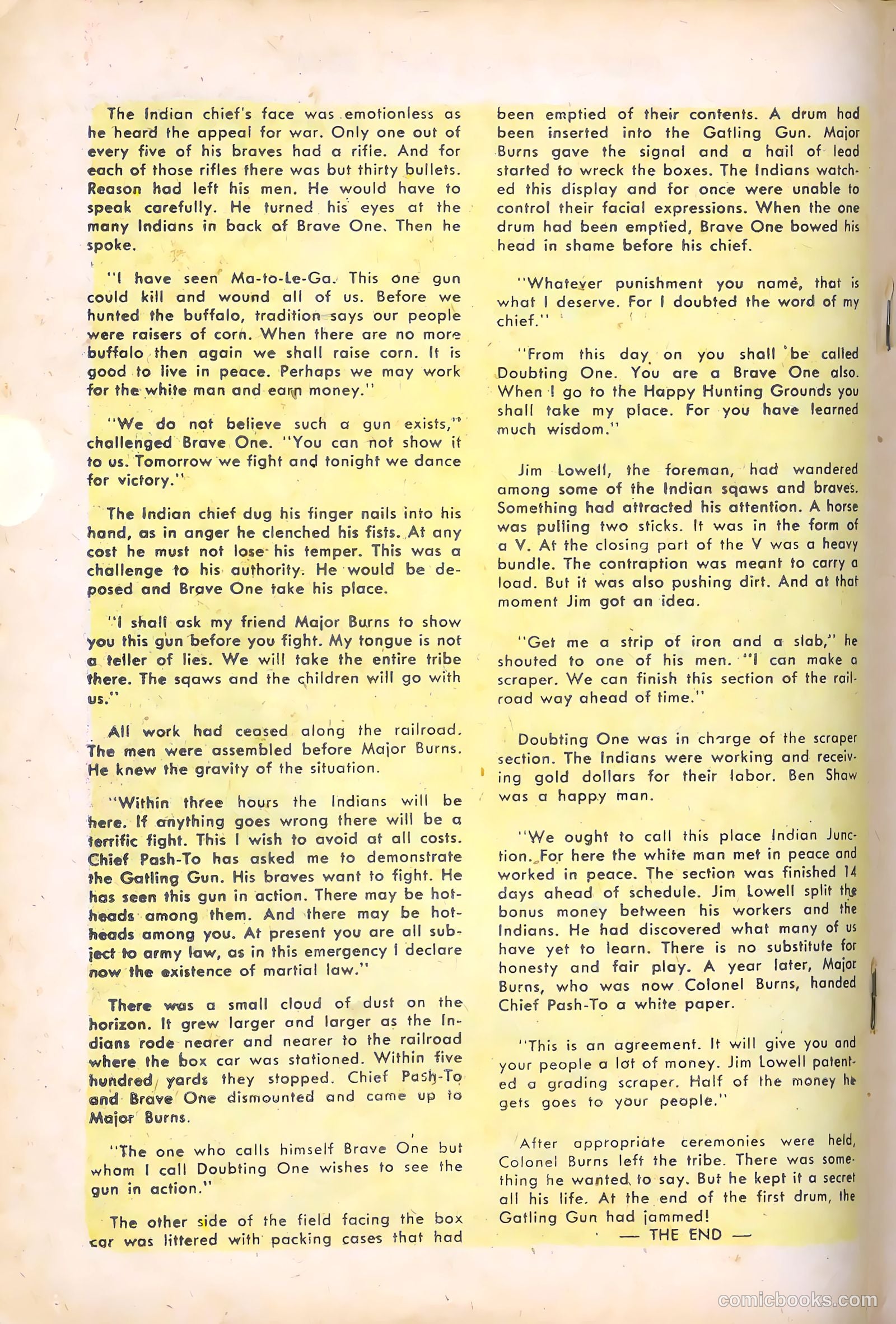 Frontier Scout, Dan'l Boone #11 (1956) — page 18 of 36