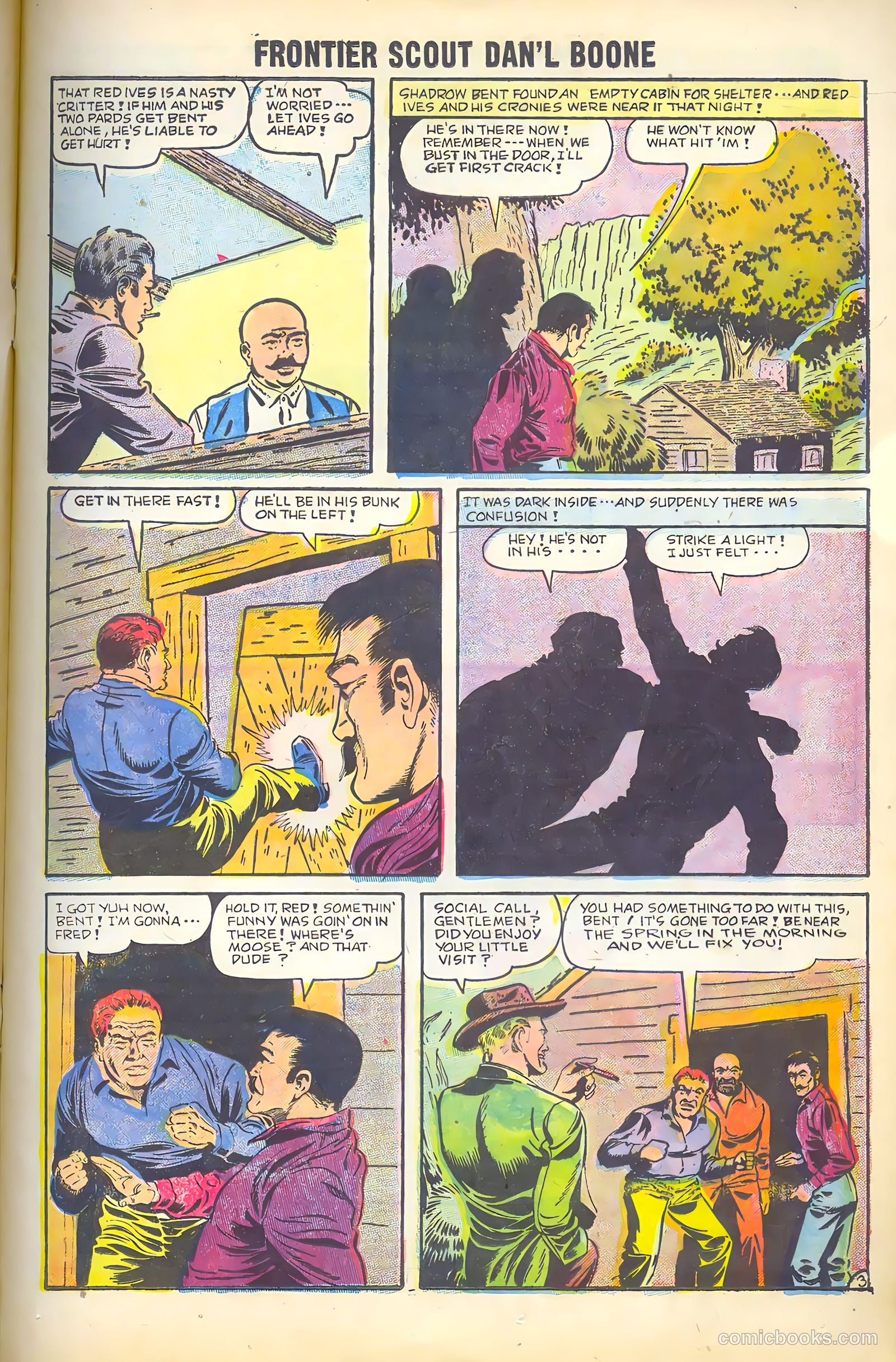 Frontier Scout, Dan'l Boone #11 (1956) — page 21 of 36