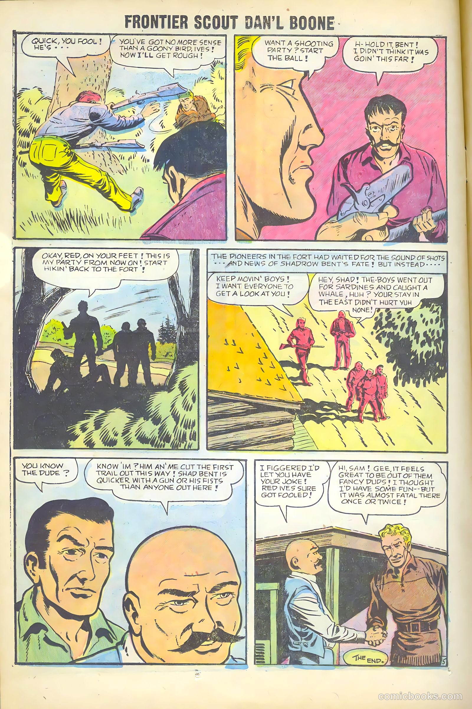 Frontier Scout, Dan'l Boone #11 (1956) — page 24 of 36