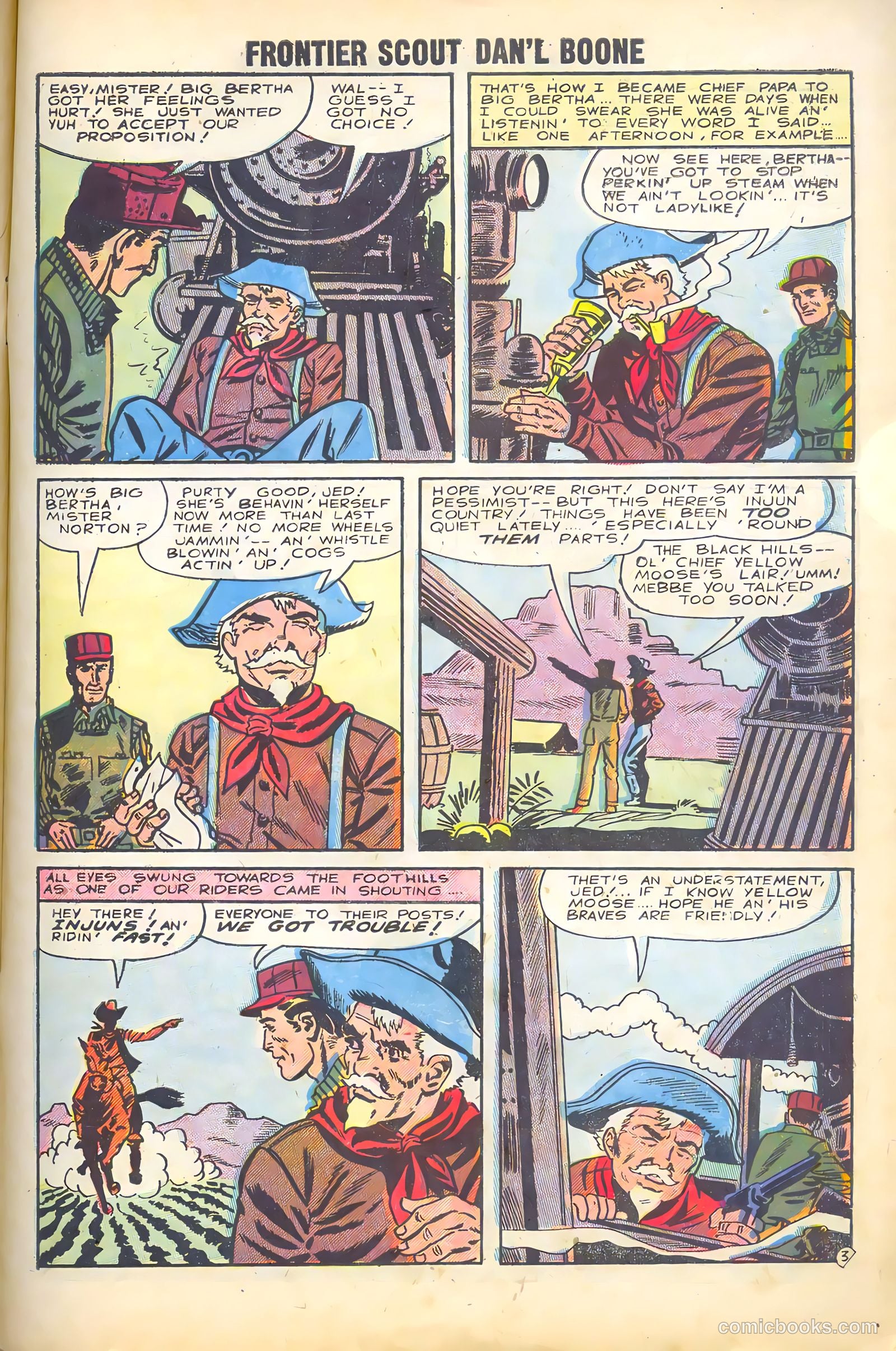 Frontier Scout, Dan'l Boone #11 (1956) — page 27 of 36