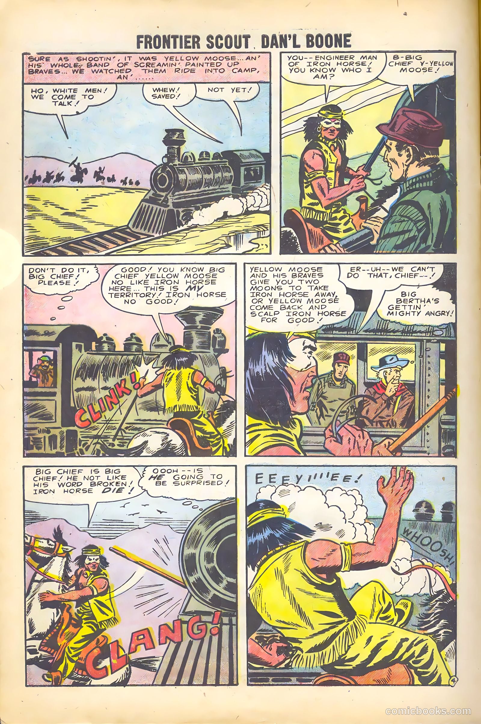 Frontier Scout, Dan'l Boone #11 (1956) — page 28 of 36