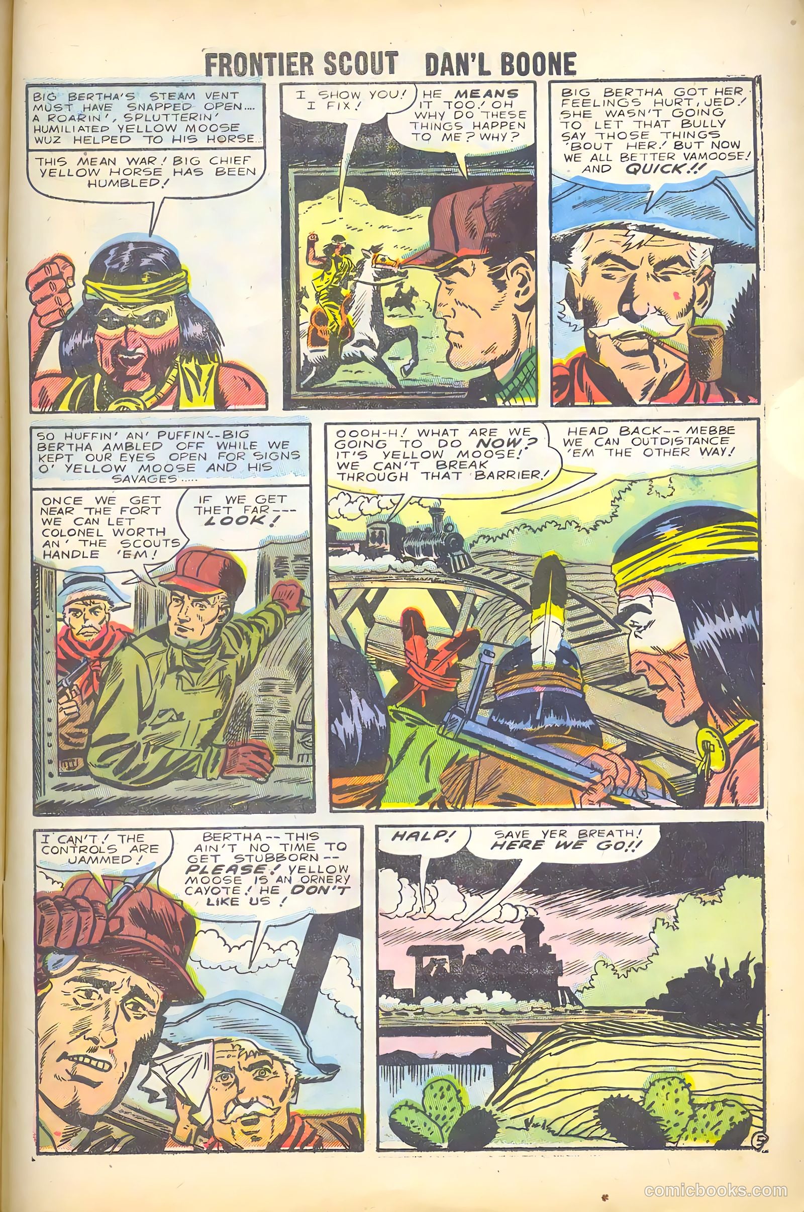 Frontier Scout, Dan'l Boone #11 (1956) — page 29 of 36