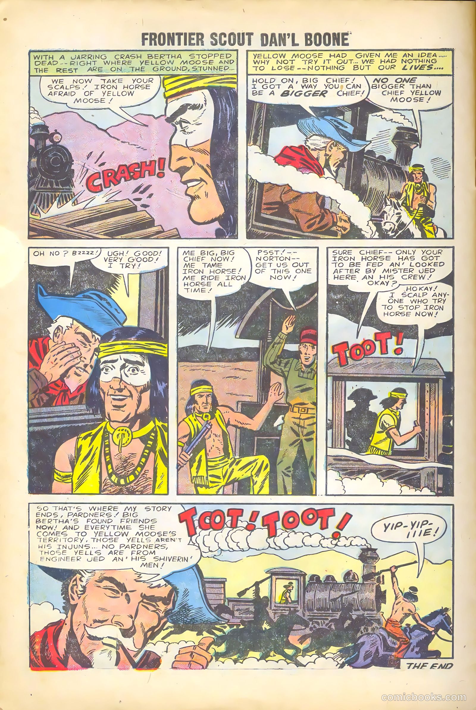Frontier Scout, Dan'l Boone #11 (1956) — page 30 of 36