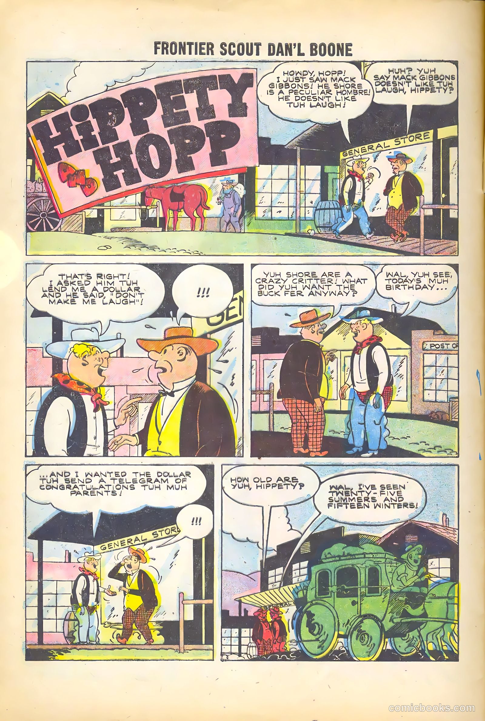 Frontier Scout, Dan'l Boone #11 (1956) — page 32 of 36