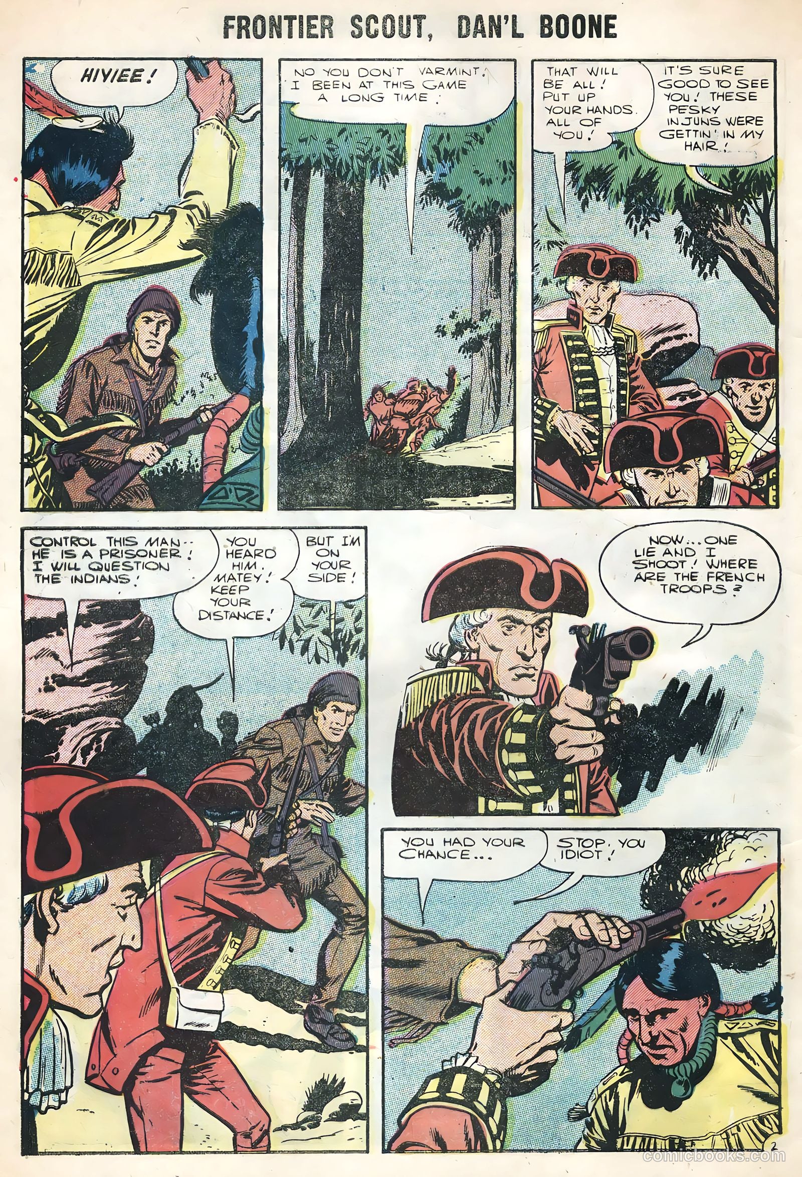 Frontier Scout, Dan'l Boone #12 (1956) — page 4 of 36