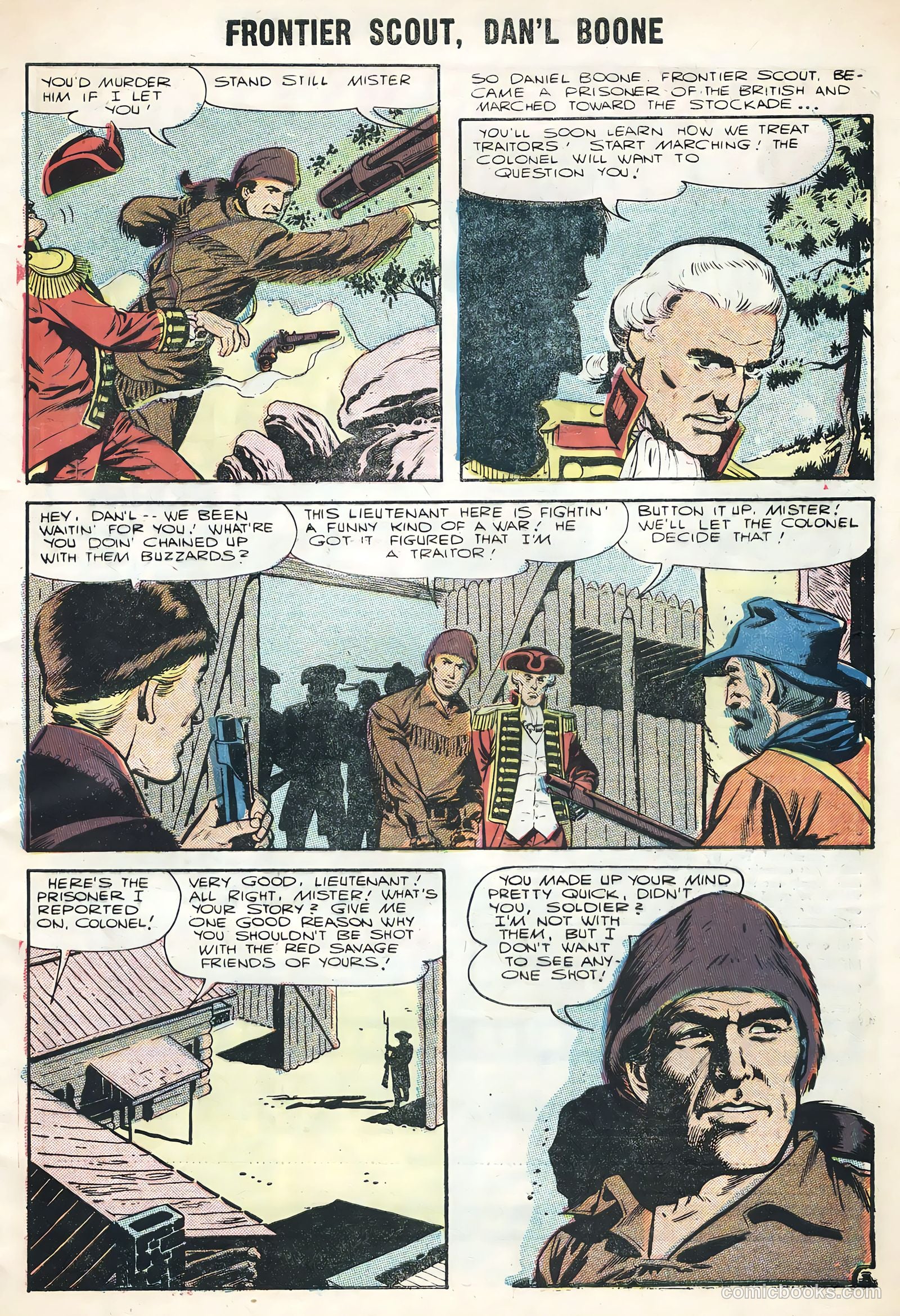 Frontier Scout, Dan'l Boone #12 (1956) — page 5 of 36