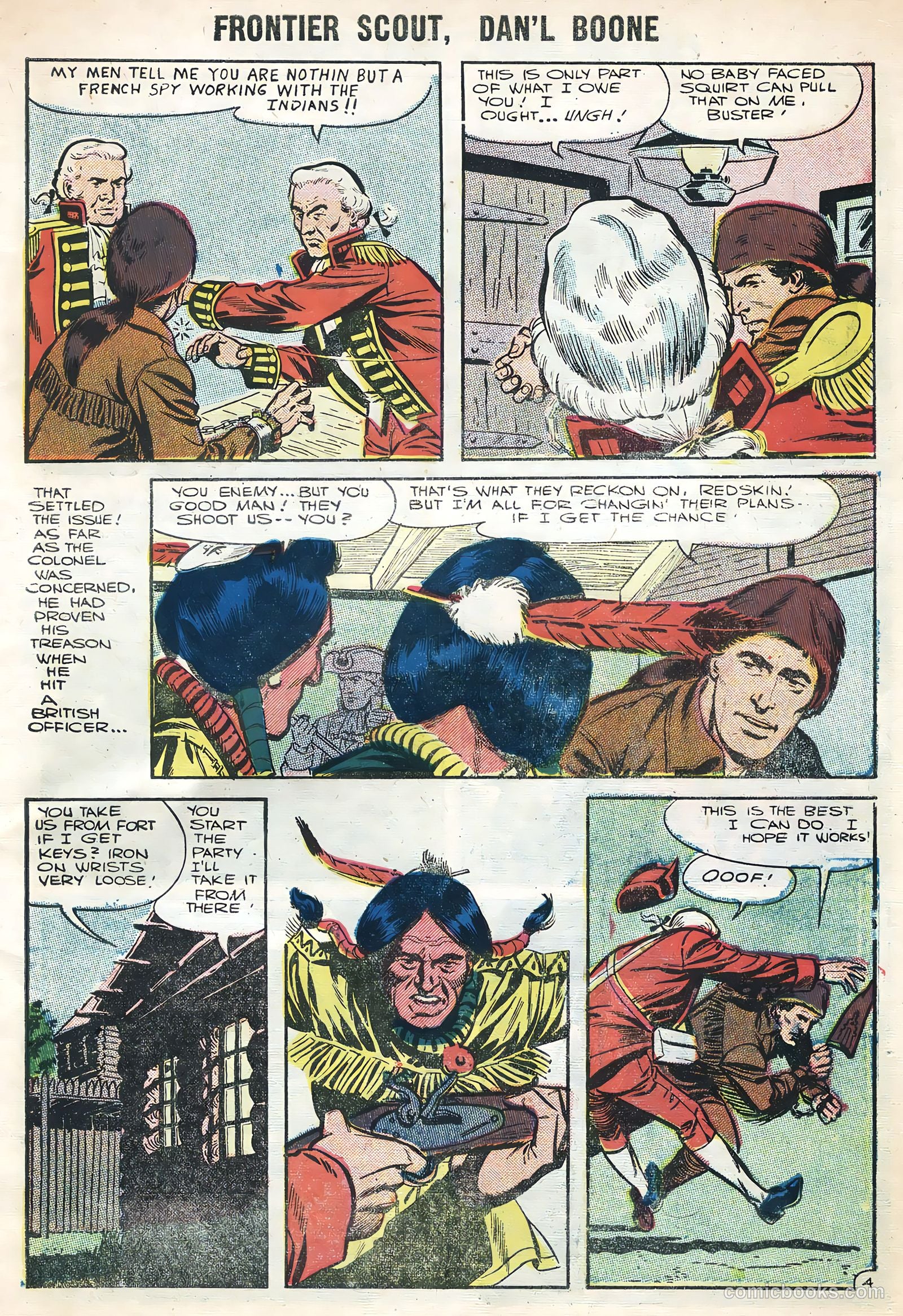 Frontier Scout, Dan'l Boone #12 (1956) — page 7 of 36